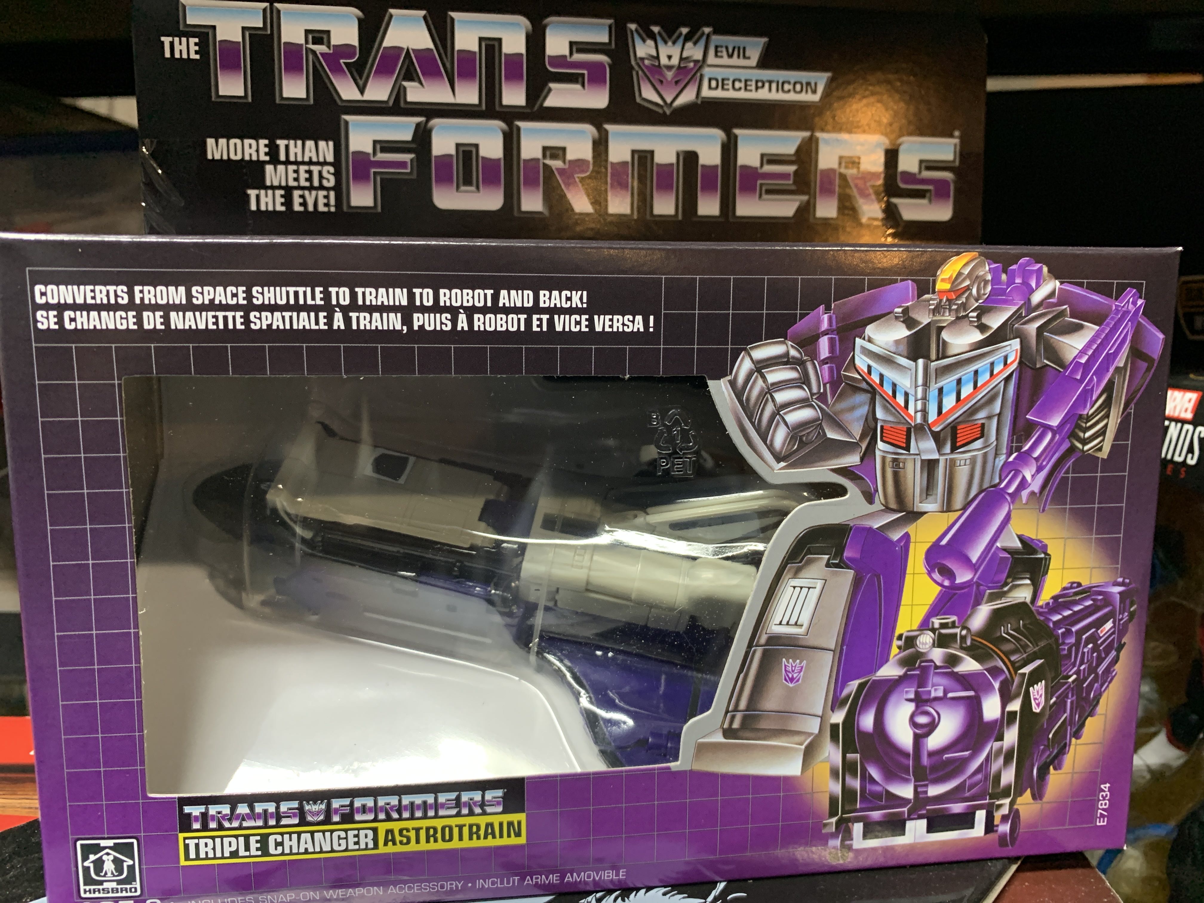 Astrotrain G1 Reissue - Hasbro (Transformers G1 Reissue) action figure collectible [Barcode 630509894437] - Main Image 1