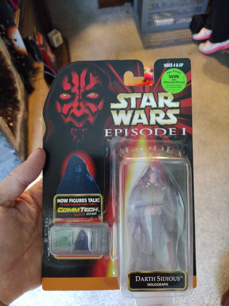 Darth Sidious Hologram - Hasbro (Episode I) action figure collectible [Barcode 076281840819] - Main Image 4