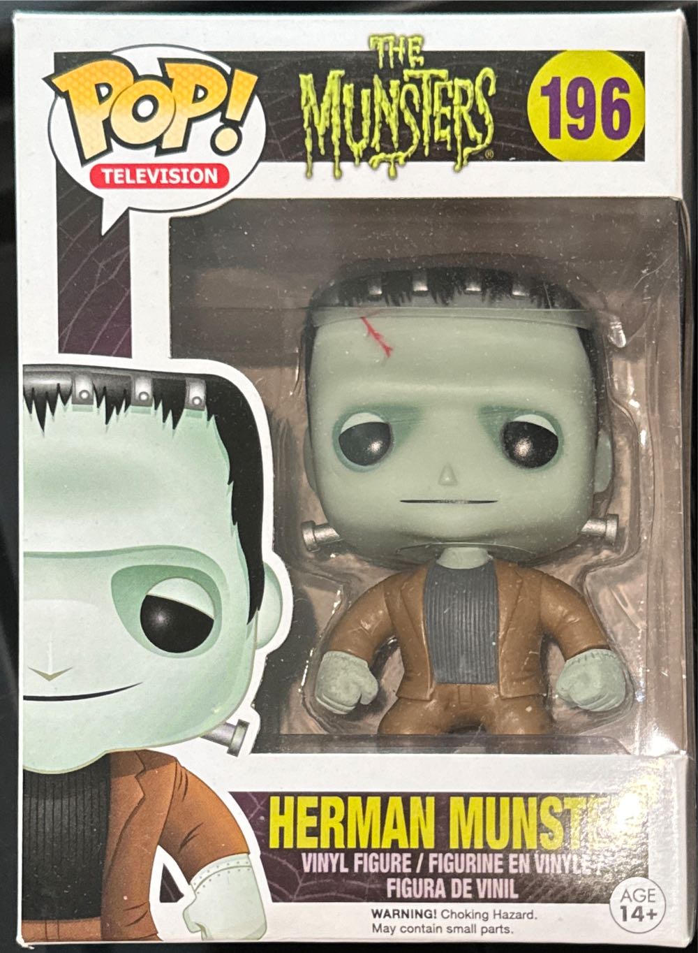 Herman Munster - Funko (The Munsters) action figure collectible [Barcode 849803042455] - Main Image 2