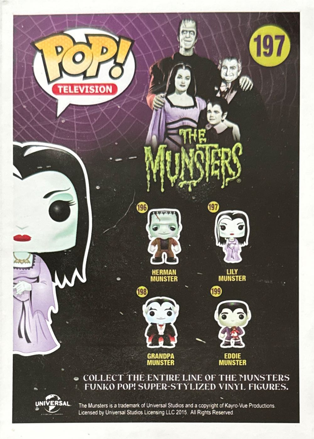 Lily Munster - Funko (The Munsters) action figure collectible [Barcode 849803042486] - Main Image 3