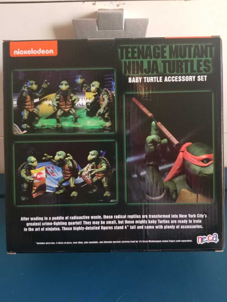 Neca- TMNT 1- Baby Turtle Accessory Set - Neca (Teenage Mutant Ninja Turtles Movie) action figure collectible [Barcode 634482540640] - Main Image 2
