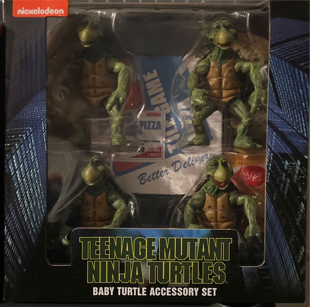 Neca- TMNT 1- Baby Turtle Accessory Set - Neca (Teenage Mutant Ninja Turtles Movie) action figure collectible [Barcode 634482540640] - Main Image 4