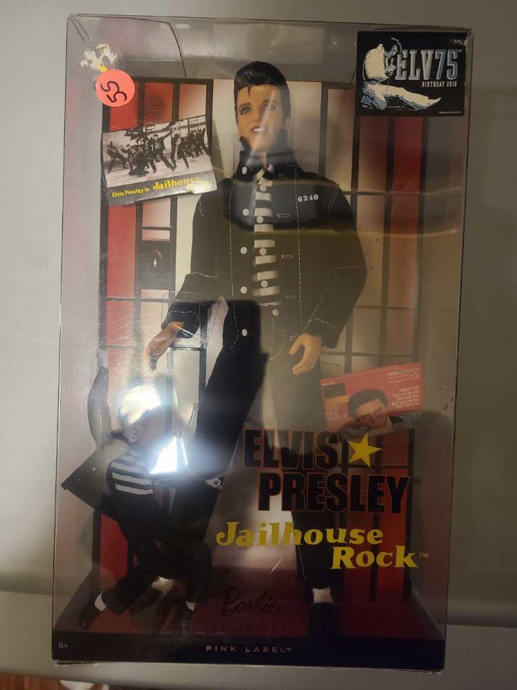Mattel Elvis Presley® Jailhouse Rock™ Doll  (Mix) action figure collectible [Barcode 027084819212] - Main Image 2