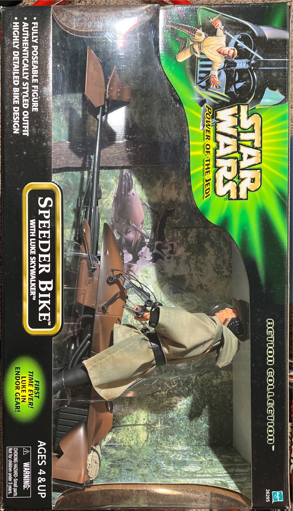 Speeder Bike With Luke Skywalker - Hasbro (Star Wars: Return Of The Jedi) action figure collectible [Barcode 076930262955] - Main Image 2