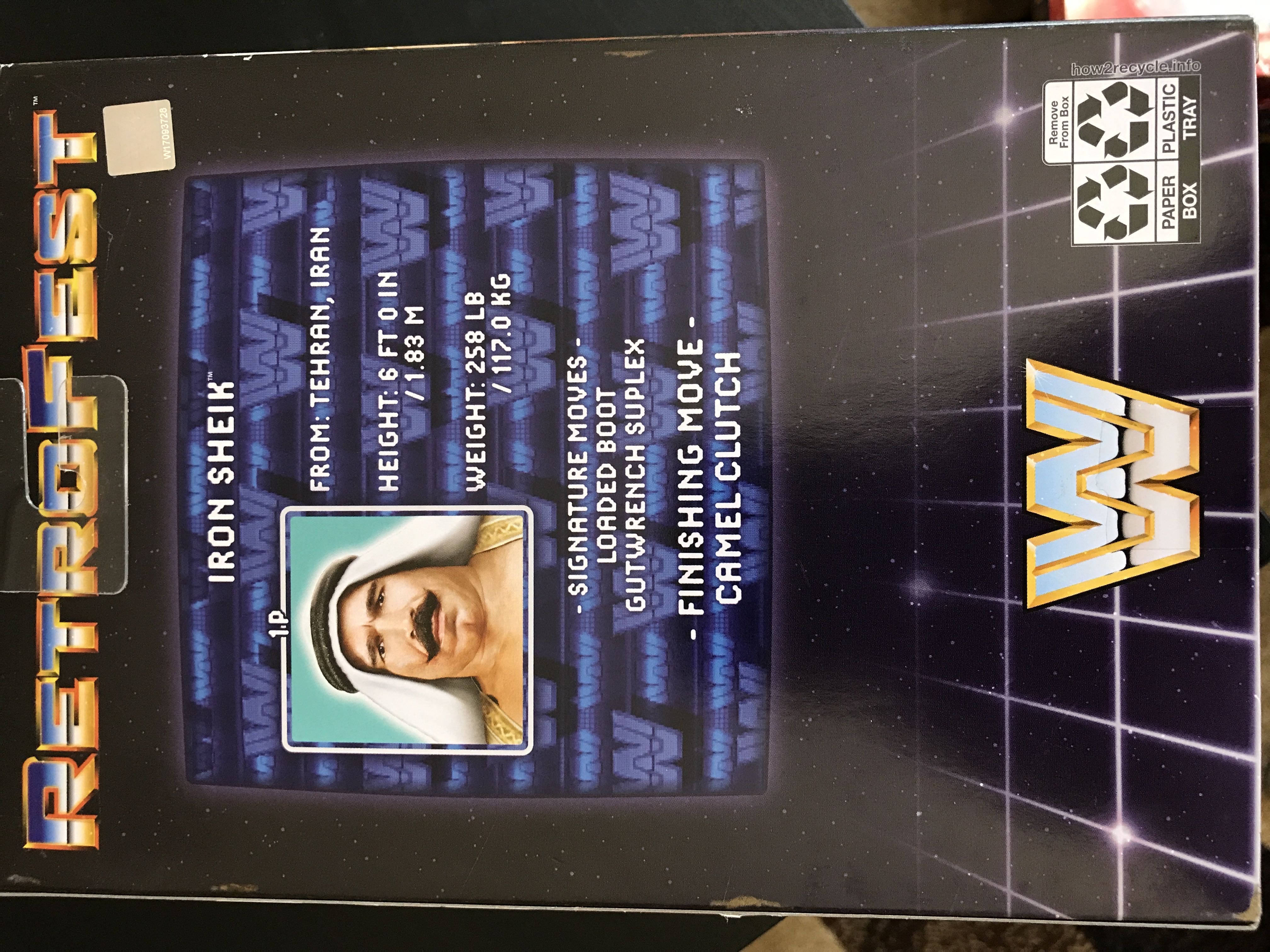 The Iron Sheik - Mattel (WWE Retrofest) action figure collectible [Barcode 887961740189] - Main Image 2