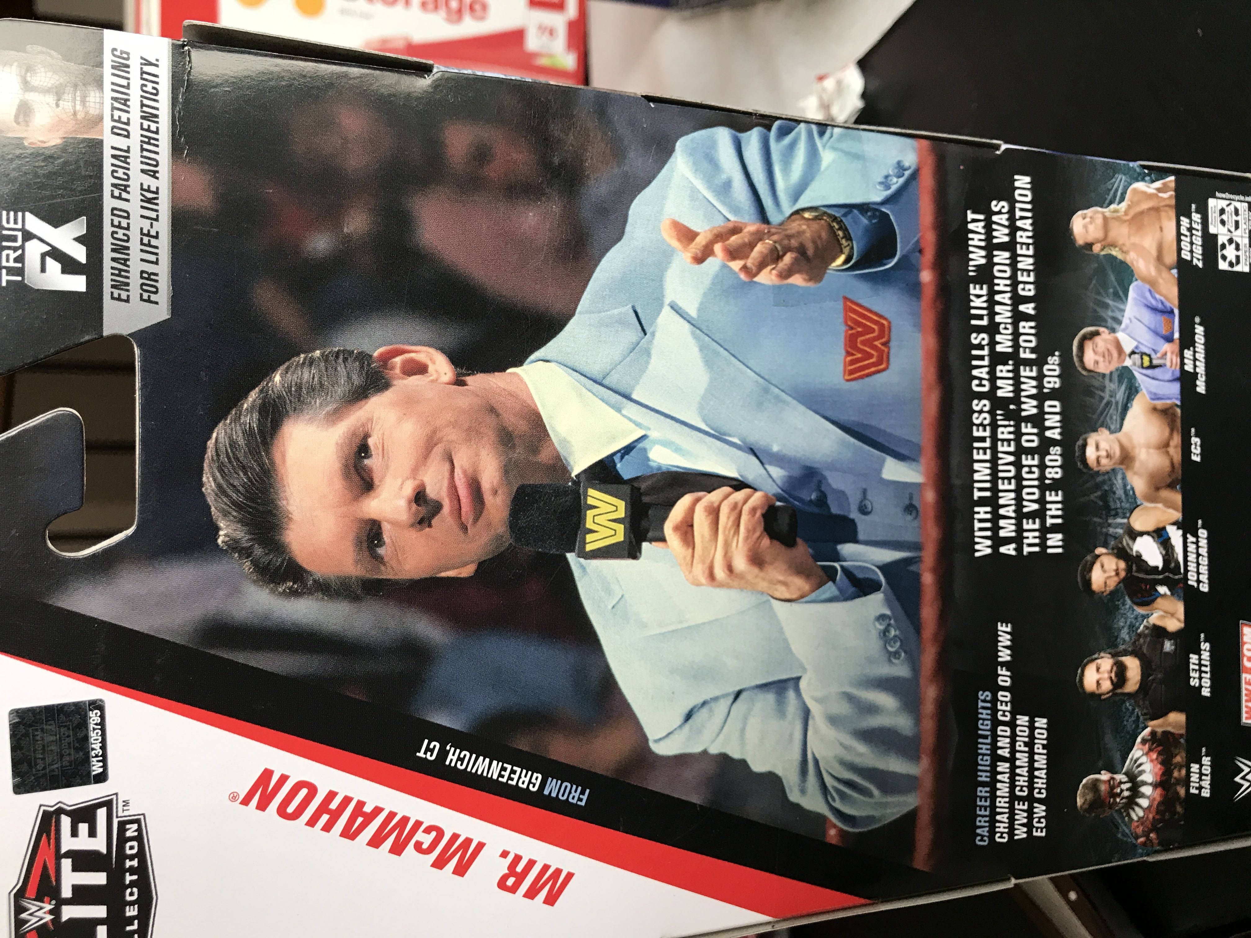 Mr. McMahon - Mattel (Mattel Elite Collection) action figure collectible [Barcode 887961729856] - Main Image 2