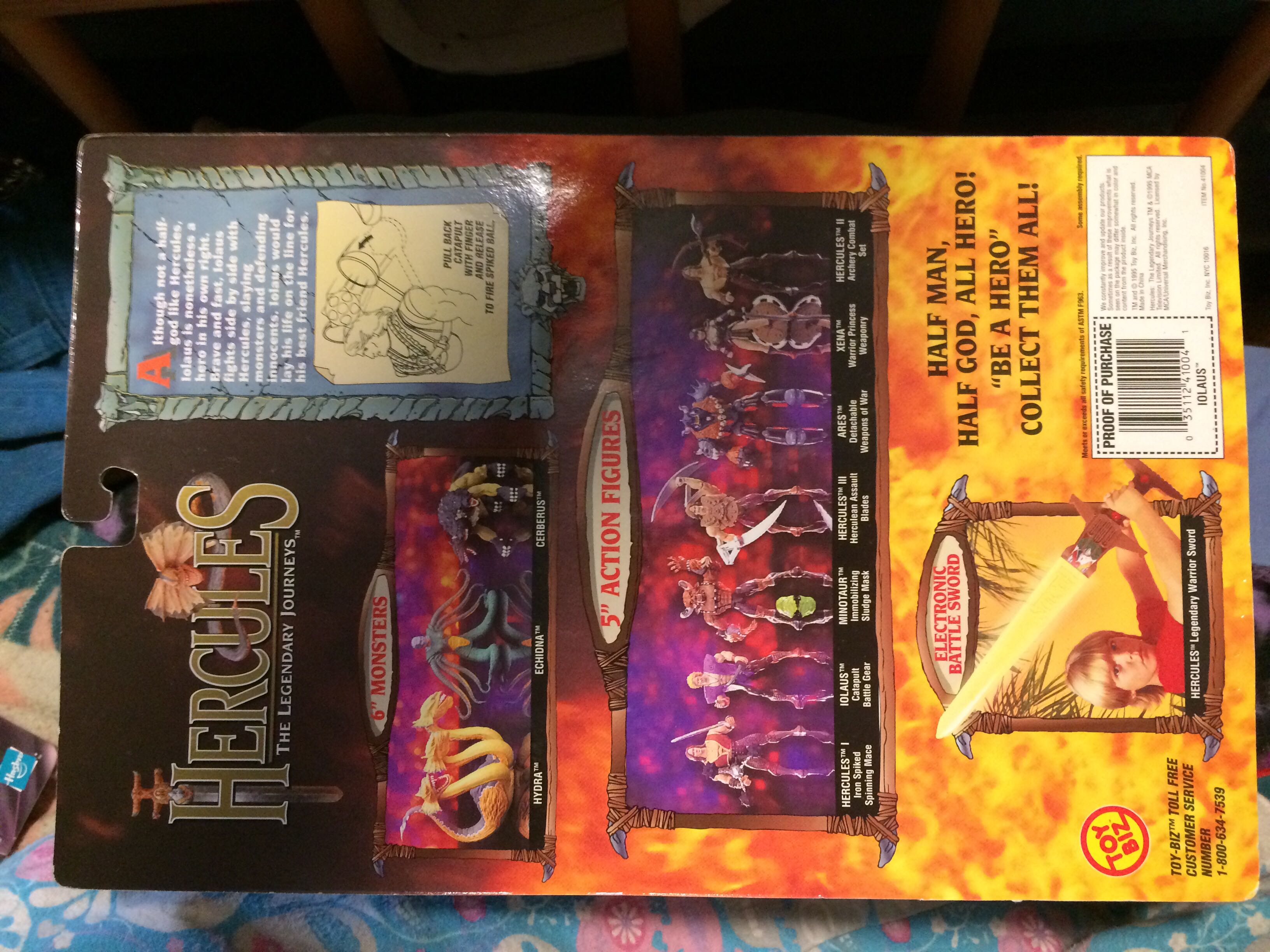 Iolaus - Toy Biz (Hercules The Legendary Journeys) action figure collectible [Barcode 035112410041] - Main Image 2