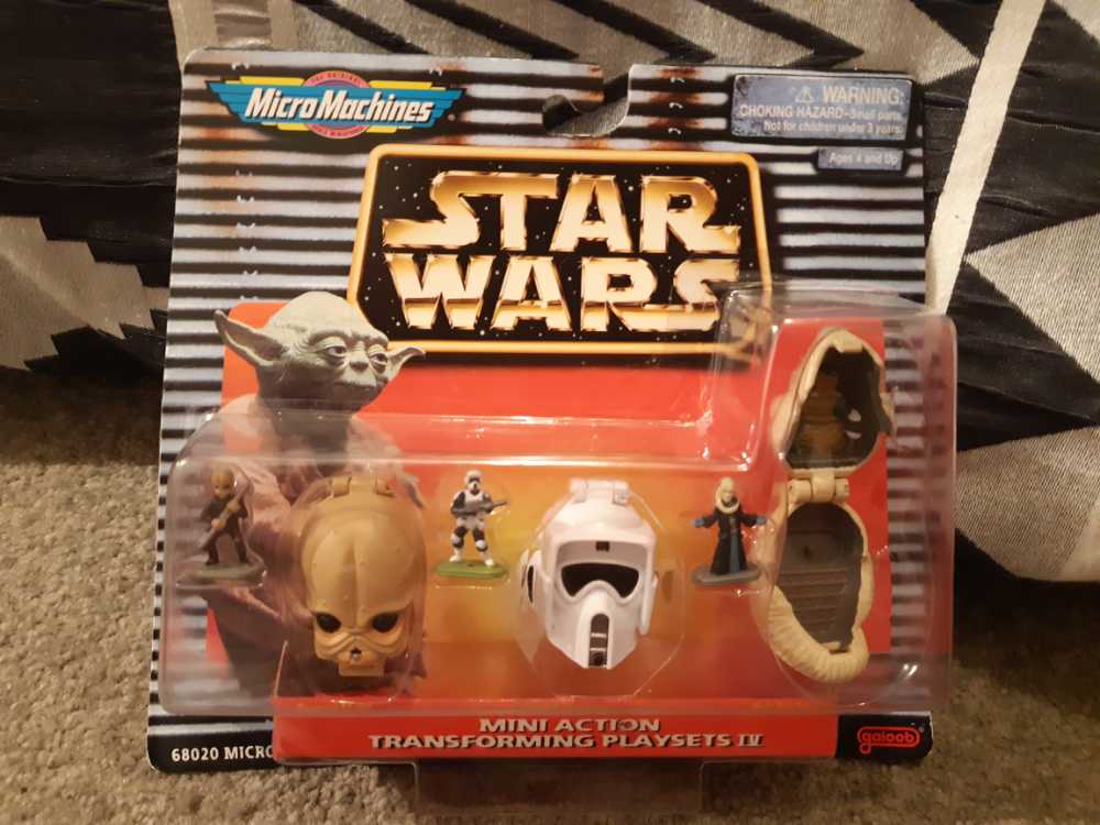 Bib Fortuna, Figrin D’an, Scout Trooper Mini Heads - Galoob (Star Wars: Return Of The Jedi) action figure collectible [Barcode 047246680245] - Main Image 2