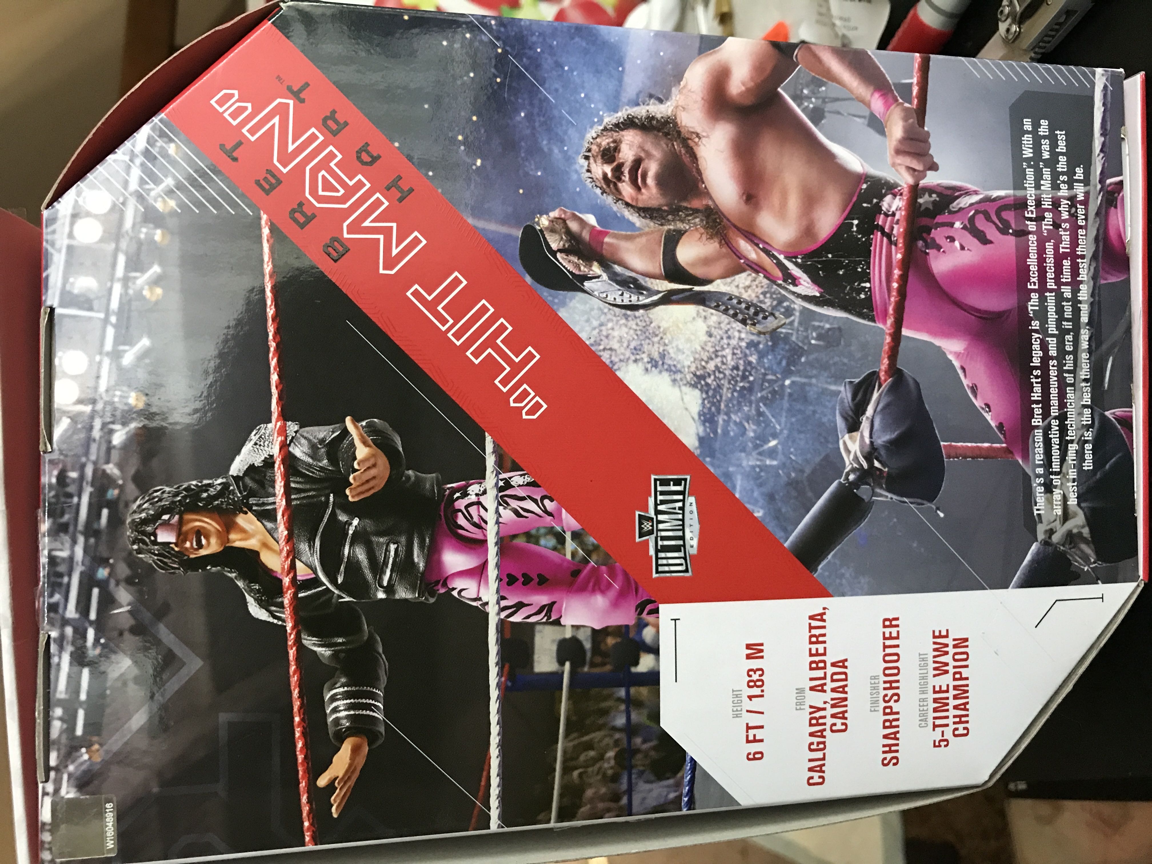 Bret “Hit Man” Hart - Mattel Wwe (WWE Ultimate Edition Series 2) action figure collectible [Barcode 887961784299] - Main Image 2