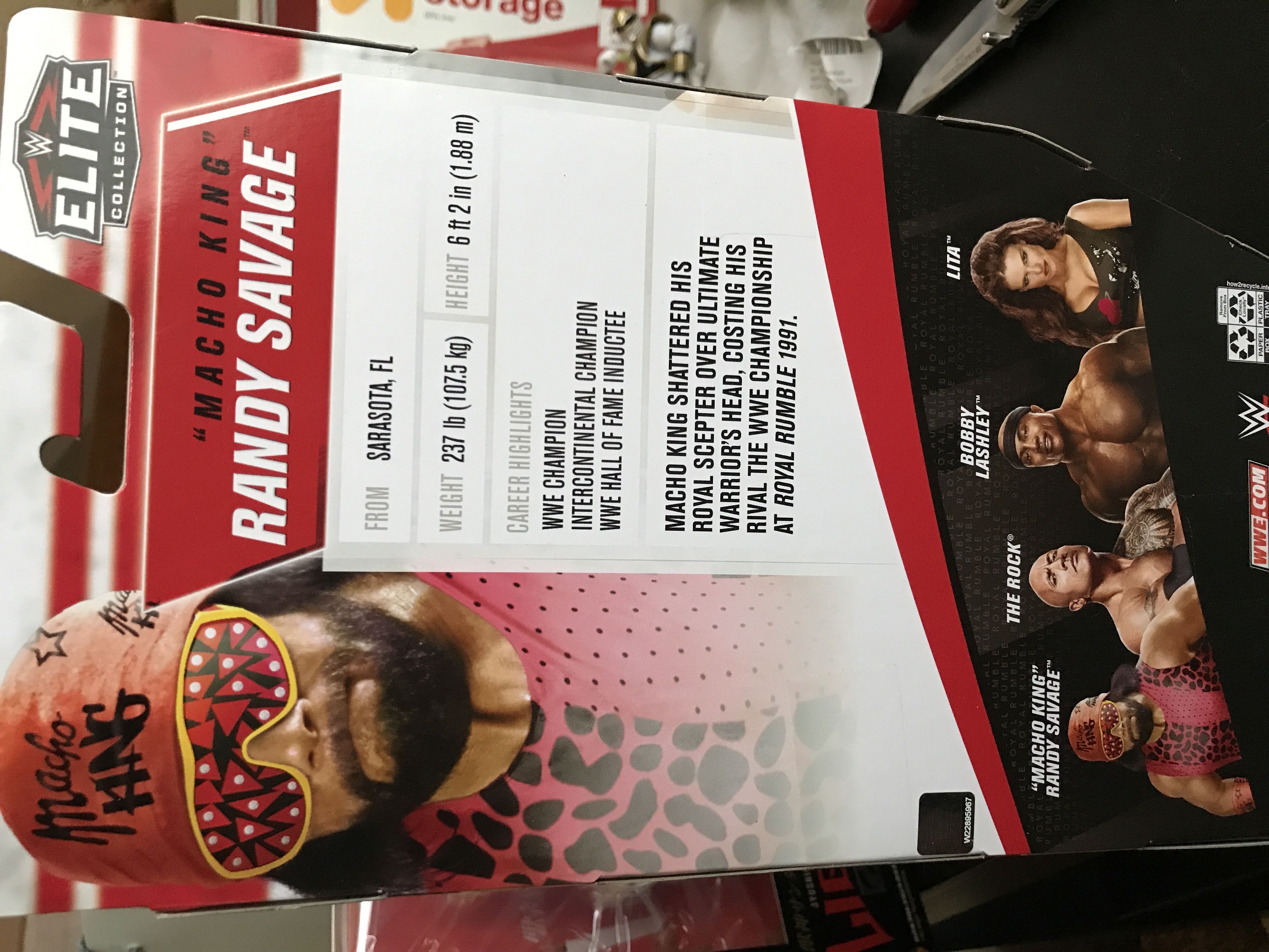 "Macho King” Randy Savage (Royal Rumble 1991) - Mattel (Royal Rumble 1991) action figure collectible [Barcode 887961874259] - Main Image 2