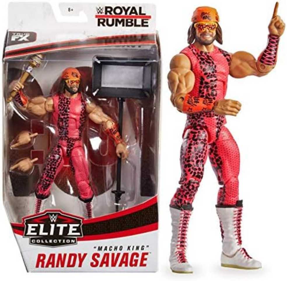 "Macho King” Randy Savage (Royal Rumble 1991) - Mattel (Royal Rumble 1991) action figure collectible [Barcode 887961874259] - Main Image 3