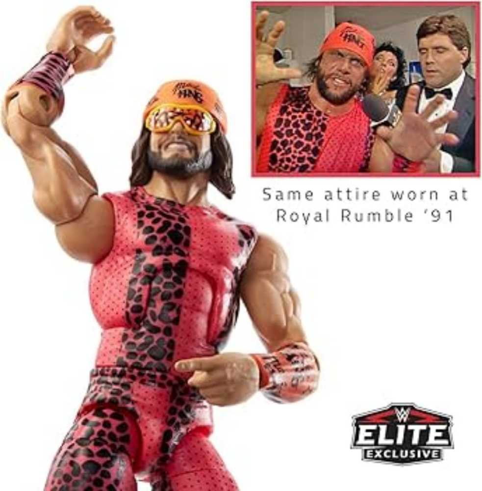 "Macho King” Randy Savage (Royal Rumble 1991) - Mattel (Royal Rumble 1991) action figure collectible [Barcode 887961874259] - Main Image 4