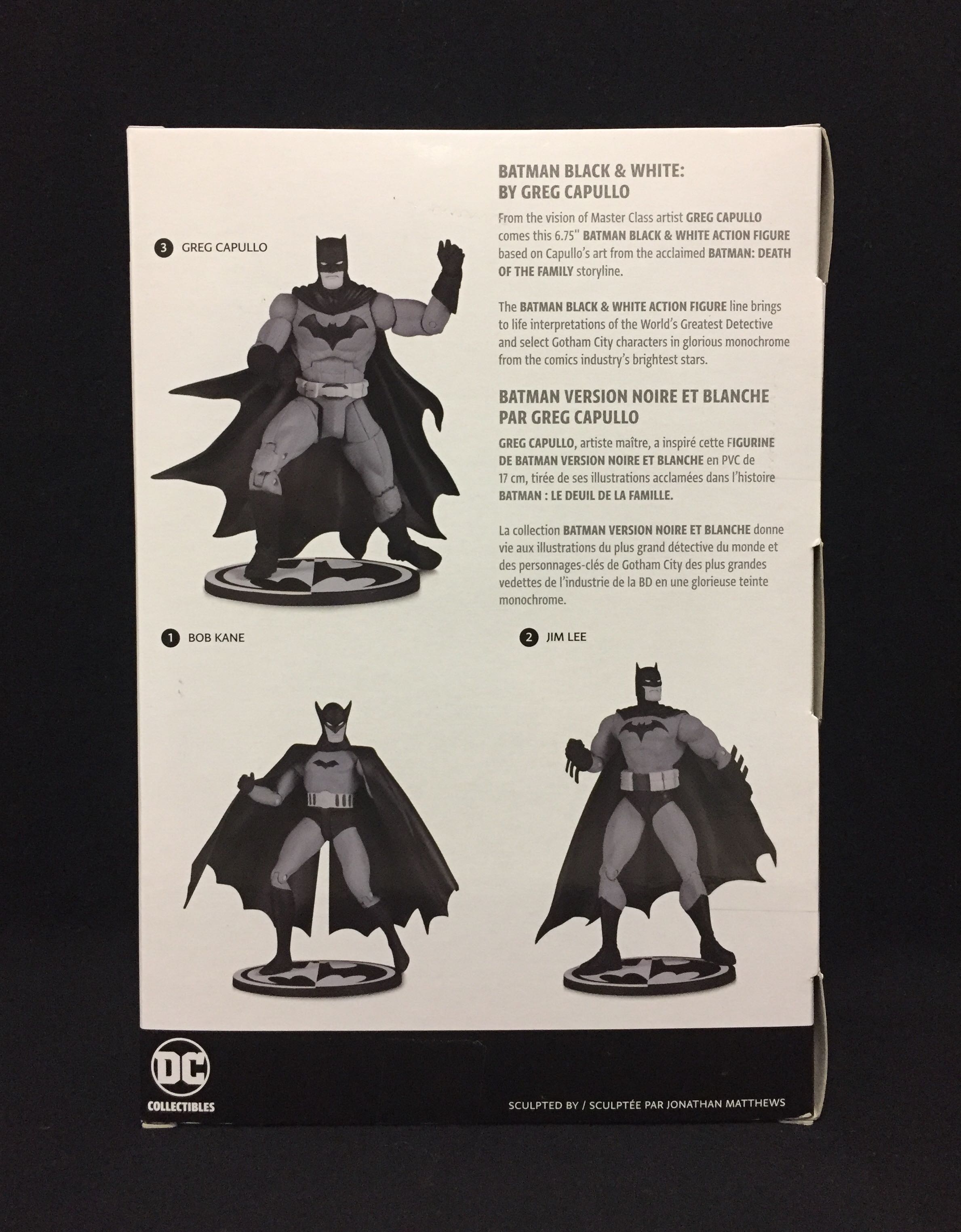 Batman By Greg Capullo - DC Collectibles (Batman Black & White) action figure collectible [Barcode 761941353142] - Main Image 2
