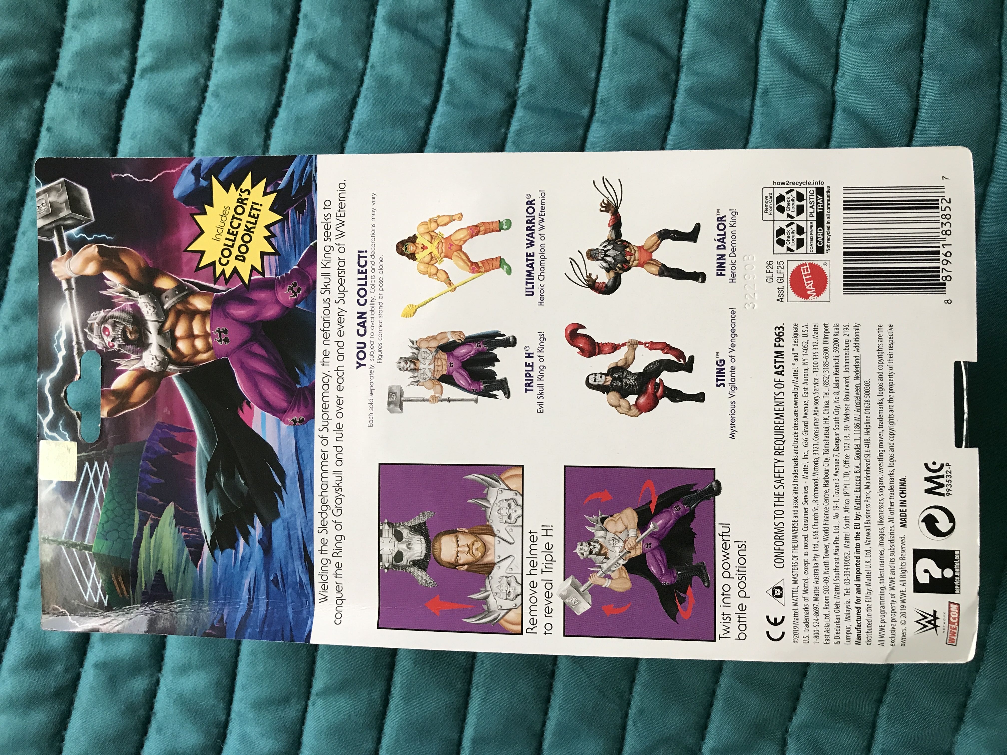 Triple H - Mattel Wwe (WWE MOTU Series 1) action figure collectible [Barcode 887961838527] - Main Image 2