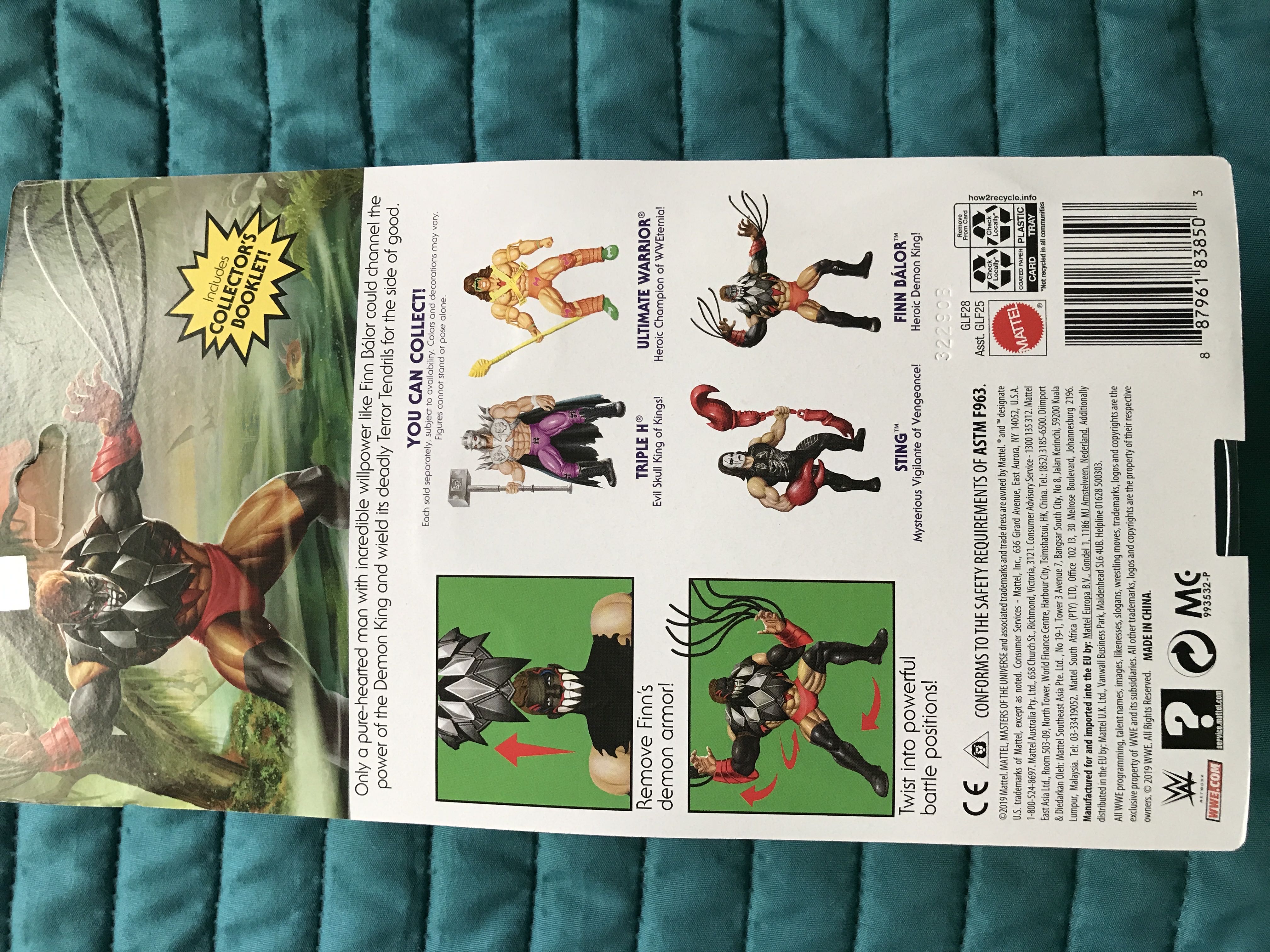 Finn Balor - Mattel Wwe (WWE MOTU Series 1) action figure collectible [Barcode 887961838503] - Main Image 2