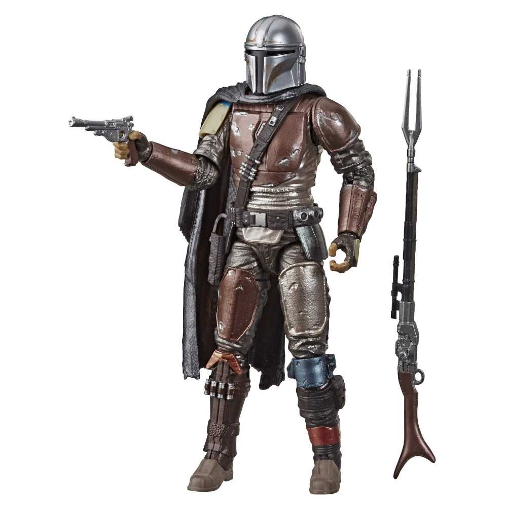 Mandalorian (Carbonised), The - Hasbro (Star Wars Black 6”) (Star Wars Black 6 inch) action figure collectible [Barcode 5010993647392] - Main Image 3