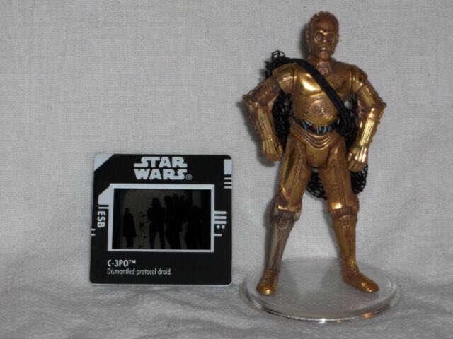 C-3PO (Realistic Metalized Body & Cargo Net) - Kenner (Star Wars: POTF: FF: 3”) action figure collectible [Barcode 076281698328] - Main Image 3
