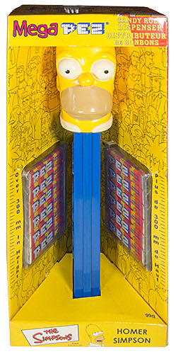 Giant Pez Talking Homer Simpson  (The Simpsons) action figure collectible [Barcode 693697130091] - Main Image 1