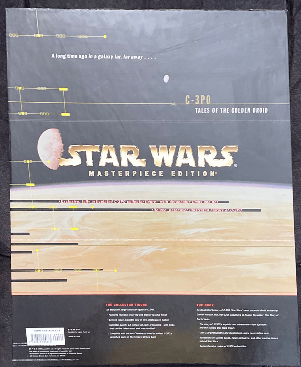 C-3PO: Tales of the Golden Droid - Hasbro (Star Wars) action figure collectible [Barcode 9780811824873] - Main Image 2