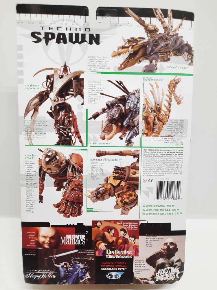 Techno Spawn Code Red - McFarlane Toys (Spawn) action figure collectible [Barcode 787926111842] - Main Image 2