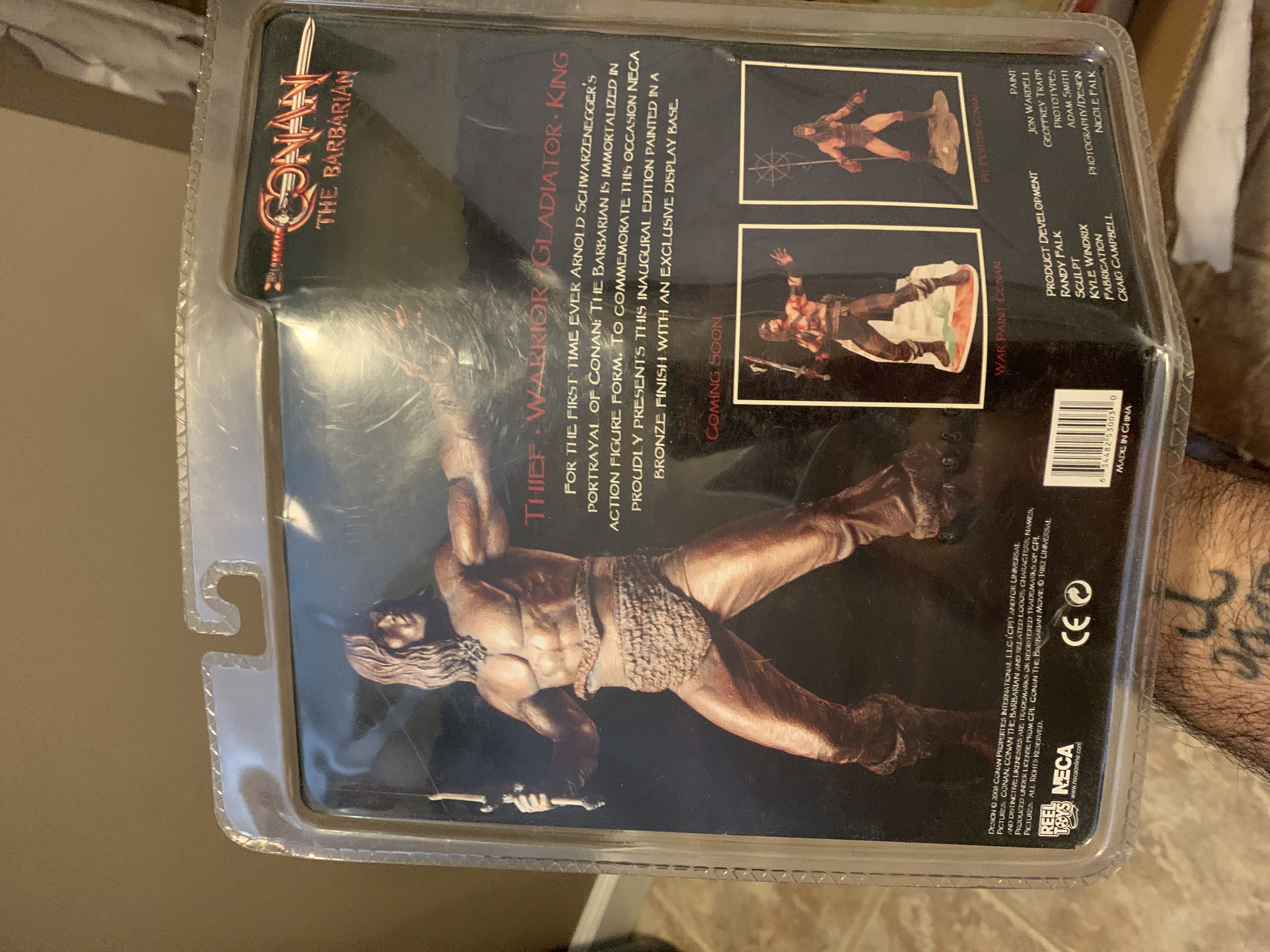 Bronze Conan 2008 Comic Con EXCLUSIVE - Neca (Comicon EXCLUSIVE) action figure collectible [Barcode 634482530030] - Main Image 2