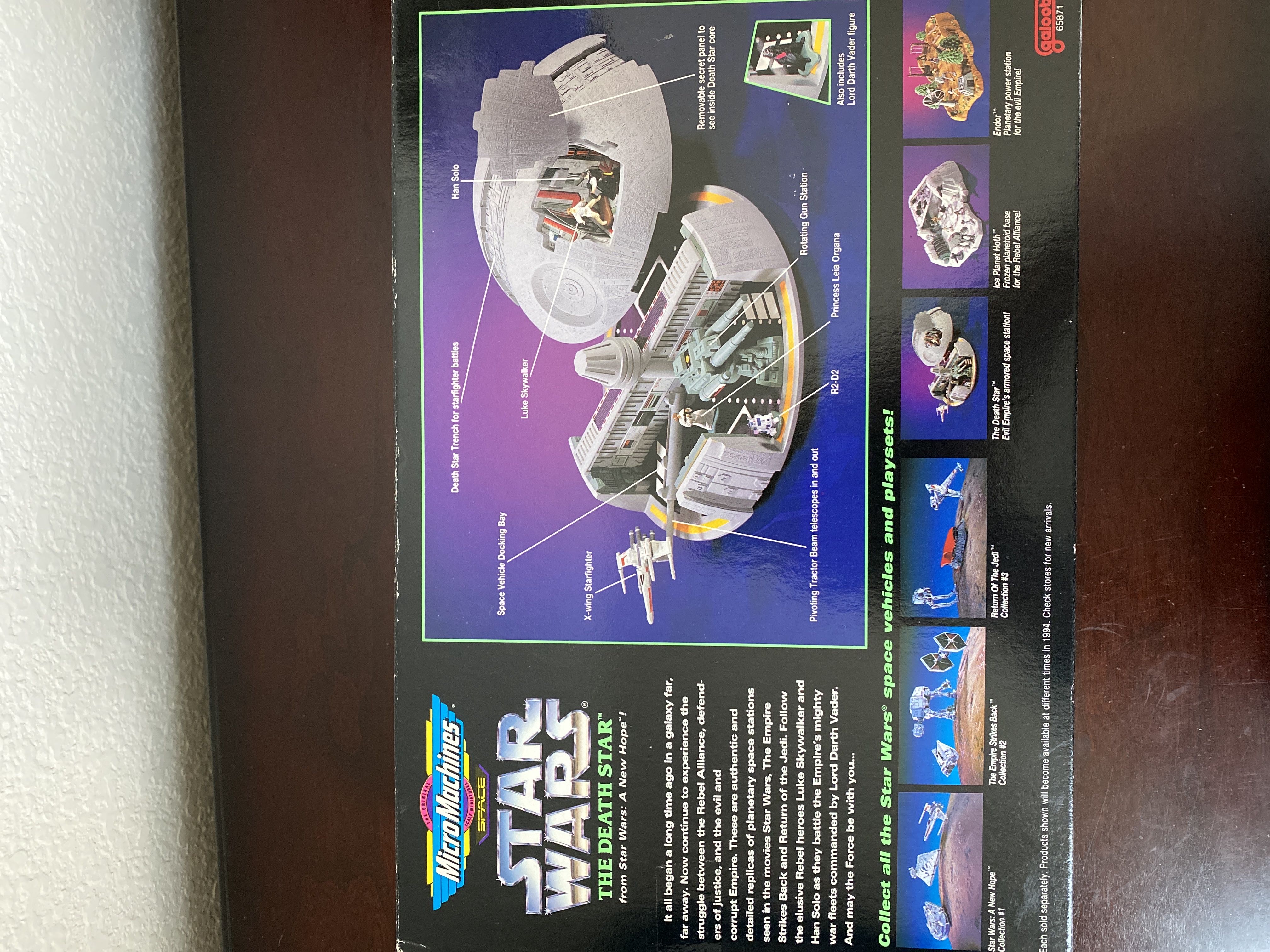 The Death Star - Galoob toys (Micro Machines - Star Wars) action figure collectible [Barcode 047246658718] - Main Image 2