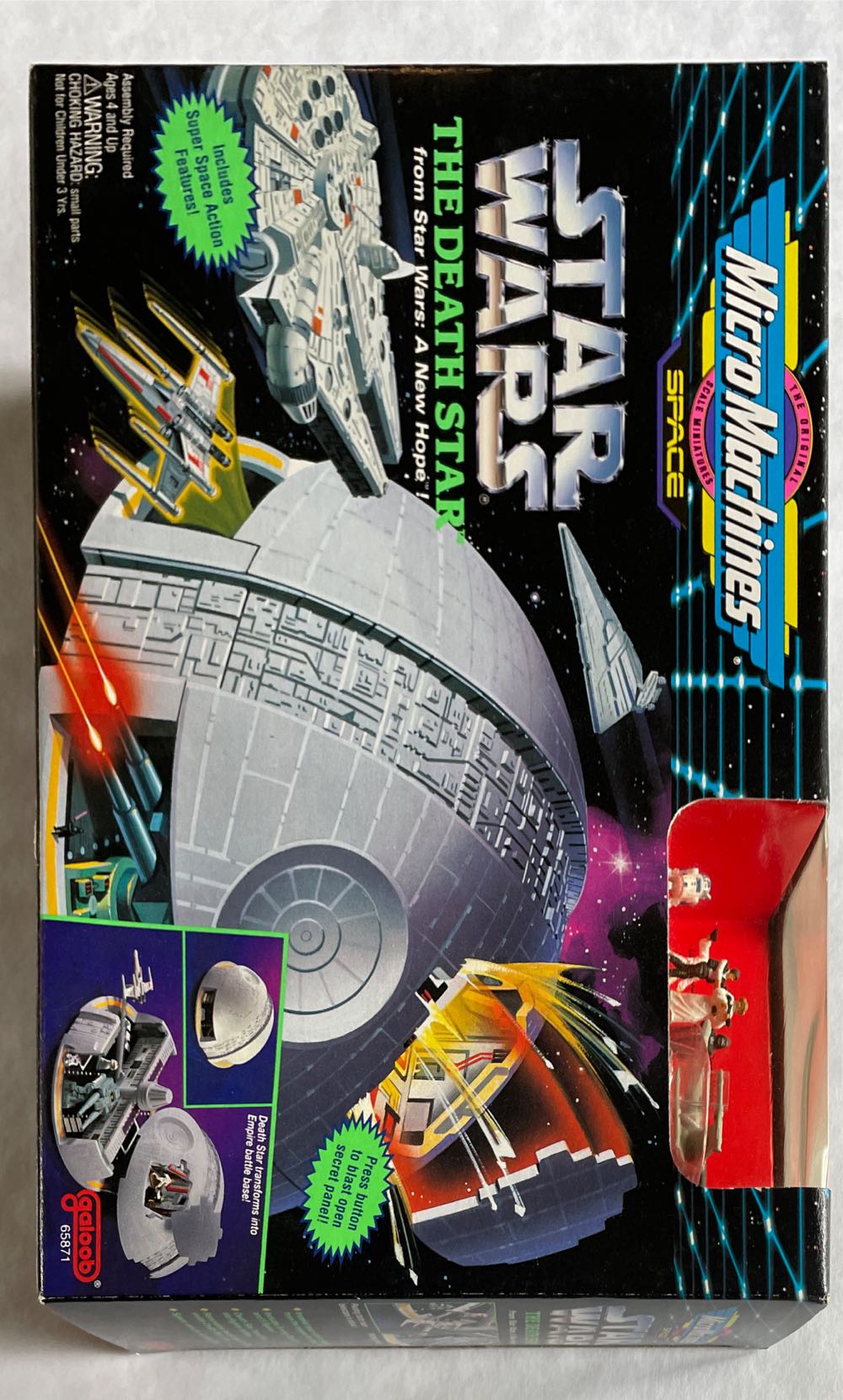 The Death Star - Galoob toys (Micro Machines - Star Wars) action figure collectible [Barcode 047246658718] - Main Image 4