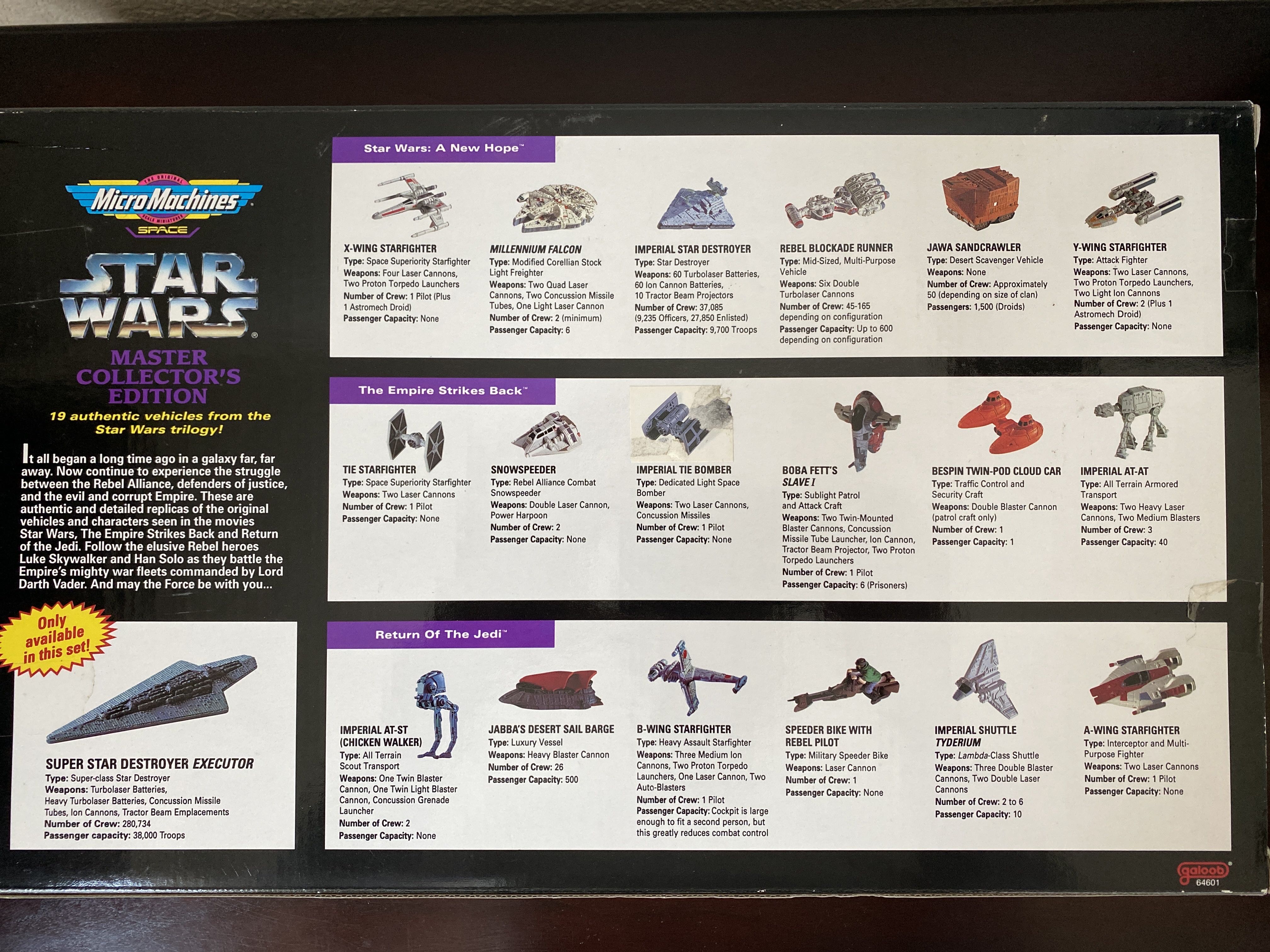 Masters Collectors Edition - Galoob (Micromachines: Star Wars) action figure collectible [Barcode 047246646012] - Main Image 2