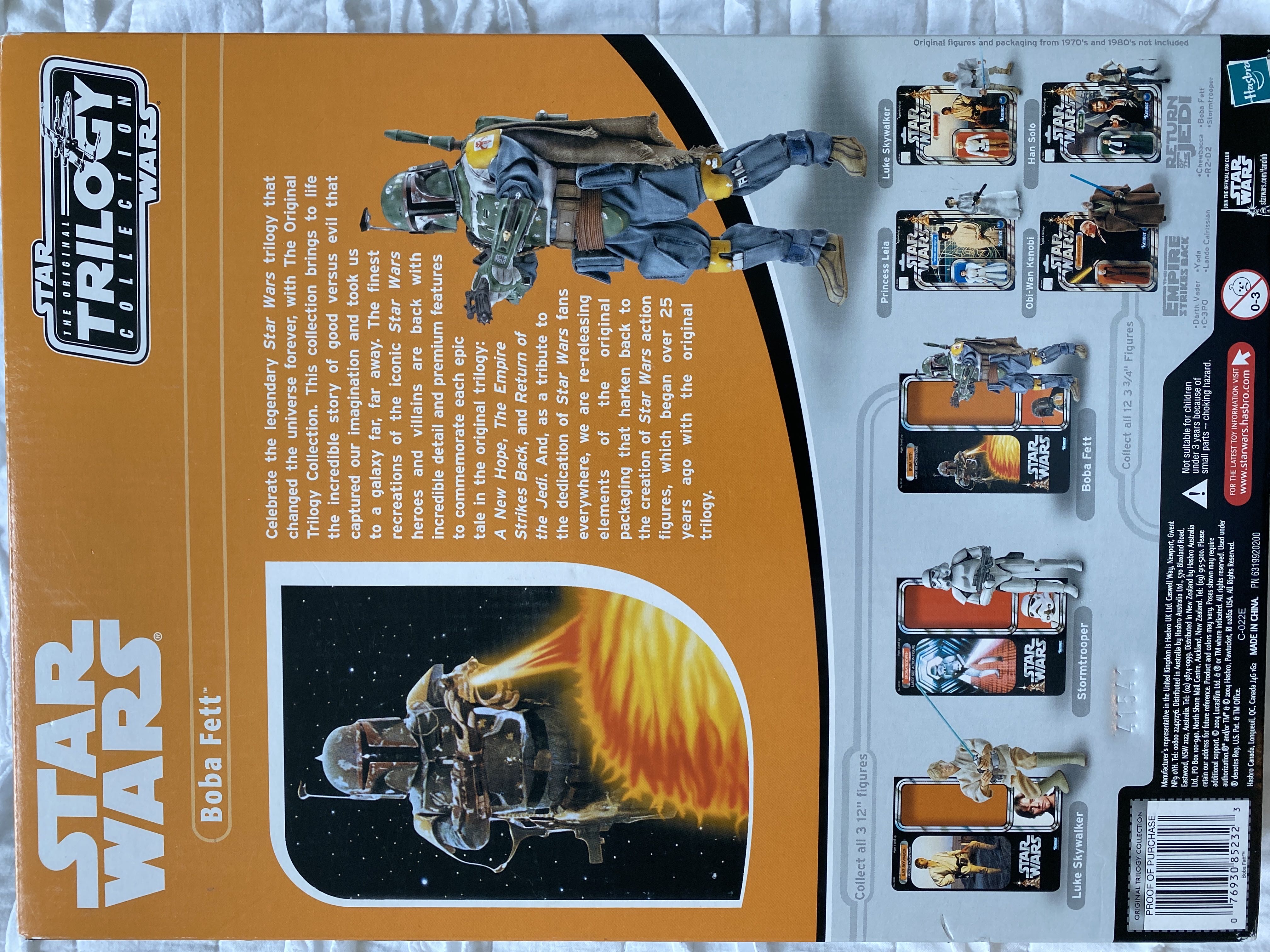 Boba Fett - Hasbro (Star Wars - The Original Trilogy Collection) action figure collectible [Barcode 076930852323] - Main Image 2