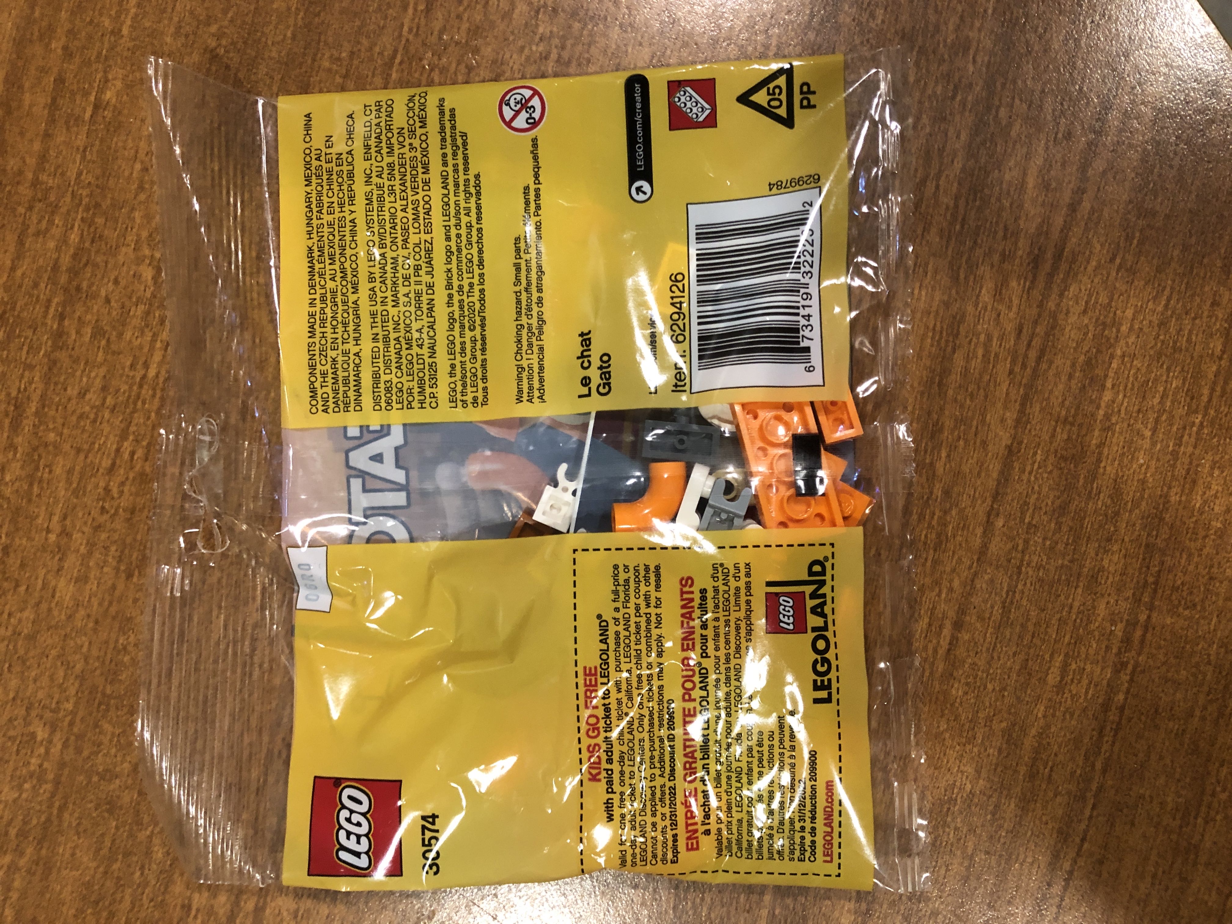 LEGO Creator Cat Polybag  action figure collectible [Barcode 673419322232] - Main Image 2