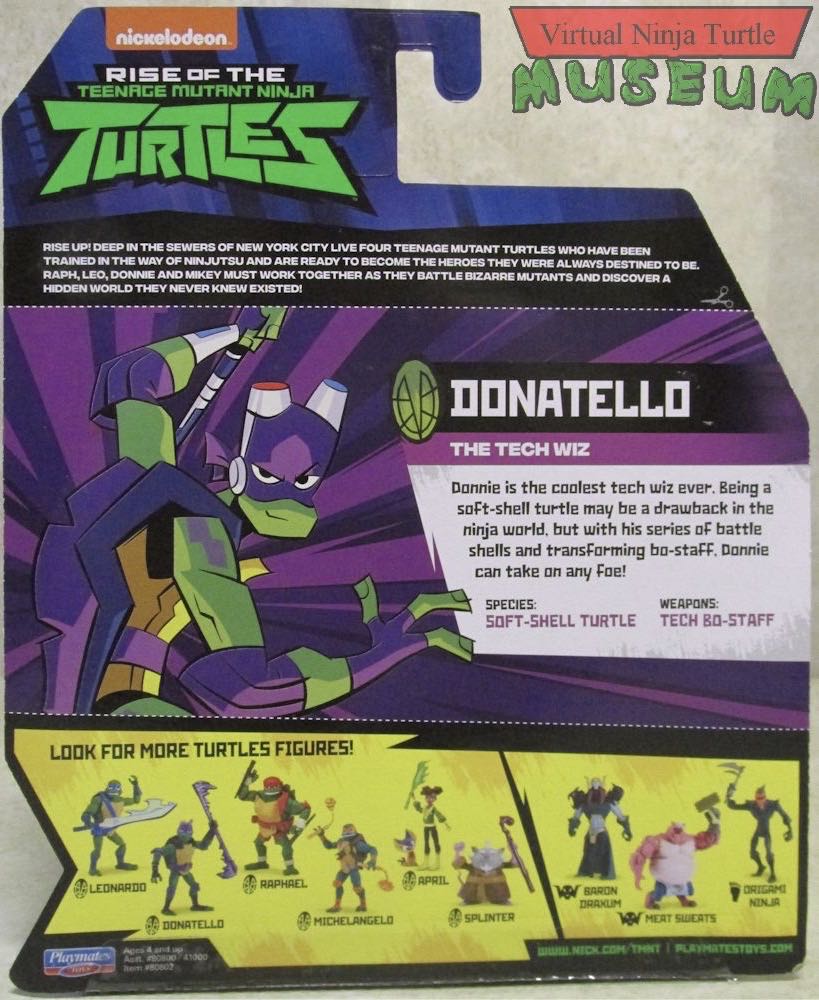 Donatello - Spin Master (Rise of the Teenage Mutant Ninja Turtles) action figure collectible [Barcode 778988186367] - Main Image 2