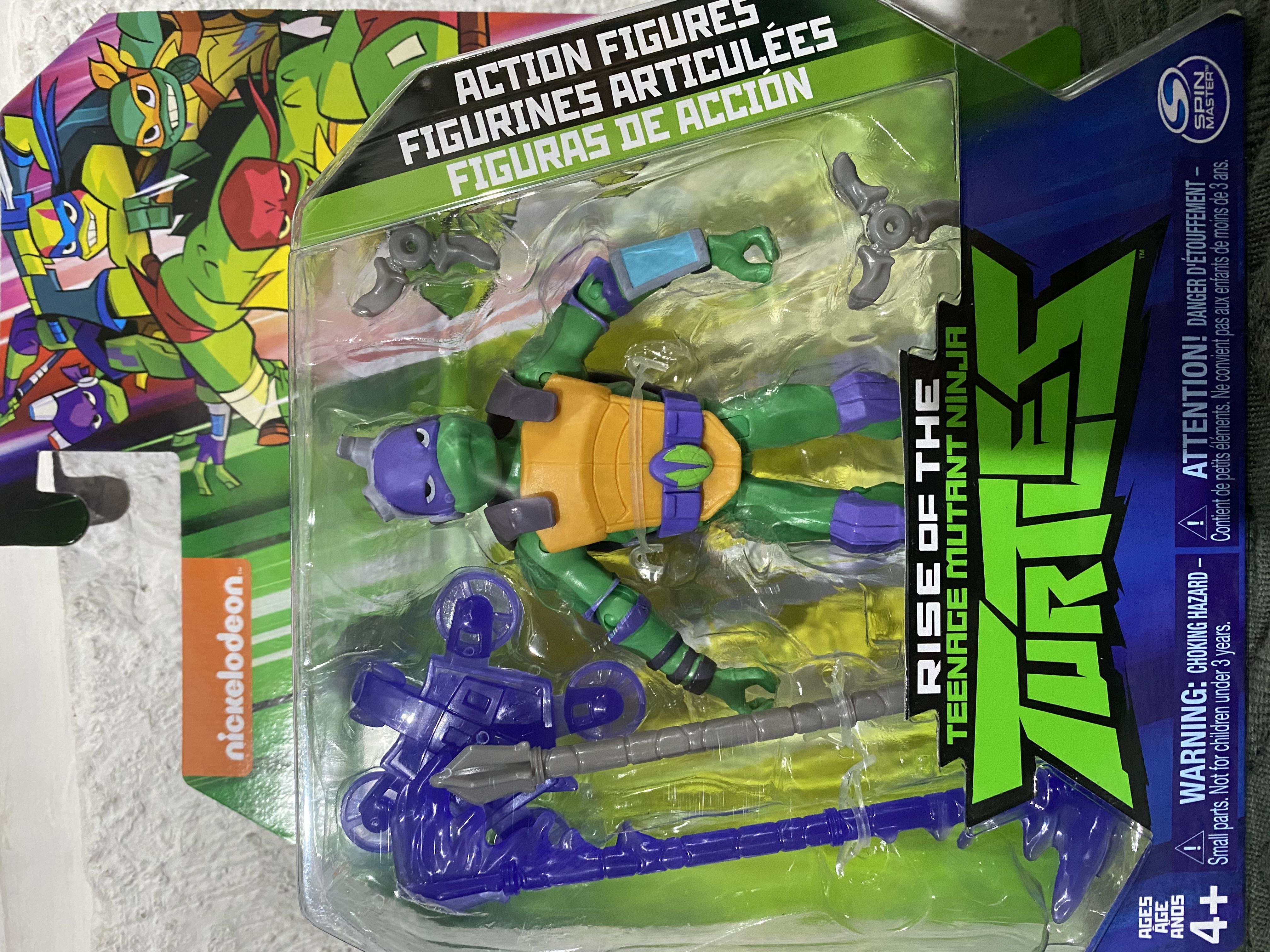 Donatello - Spin Master (Rise of the Teenage Mutant Ninja Turtles) action figure collectible [Barcode 778988186367] - Main Image 3