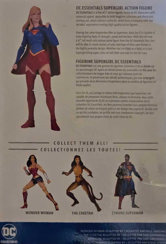 DC Essentials 16 - Supergirl - DC Essentials (DC Collectibles) (DC Essentials) action figure collectible [Barcode 761941355672] - Main Image 3