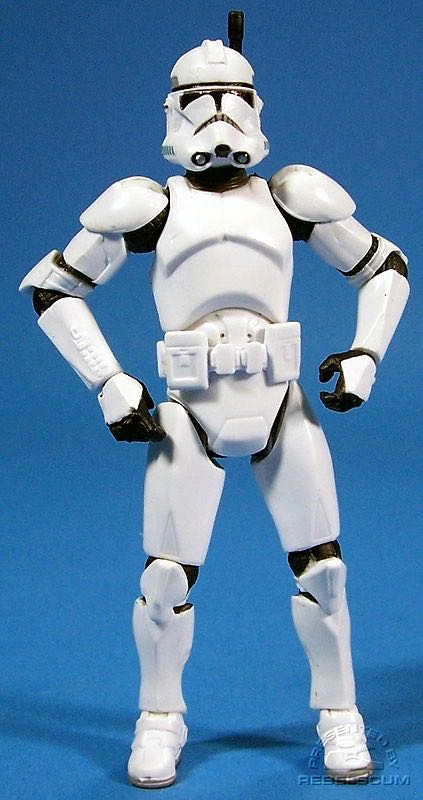 Clone Trooper (Revenge of the Sith) - Hasbro (2007-2008 The 30th Anniversary Saga Legends) action figure collectible [Barcode 653569248484] - Main Image 2