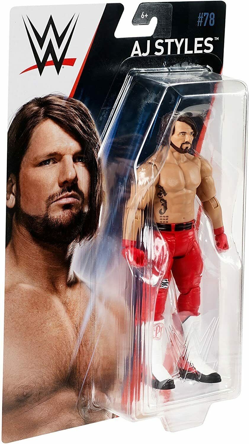 AJ Styles - Mattel / WWE (WWE Basic Series) action figure collectible [Barcode 887961571455] - Main Image 4