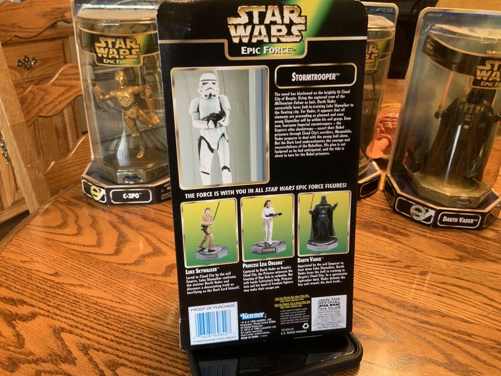 Storm Trooper -On 360 Stand - Hasbro, Inc (Star Wars: Epic Force) action figure collectible [Barcode 076281698427] - Main Image 2