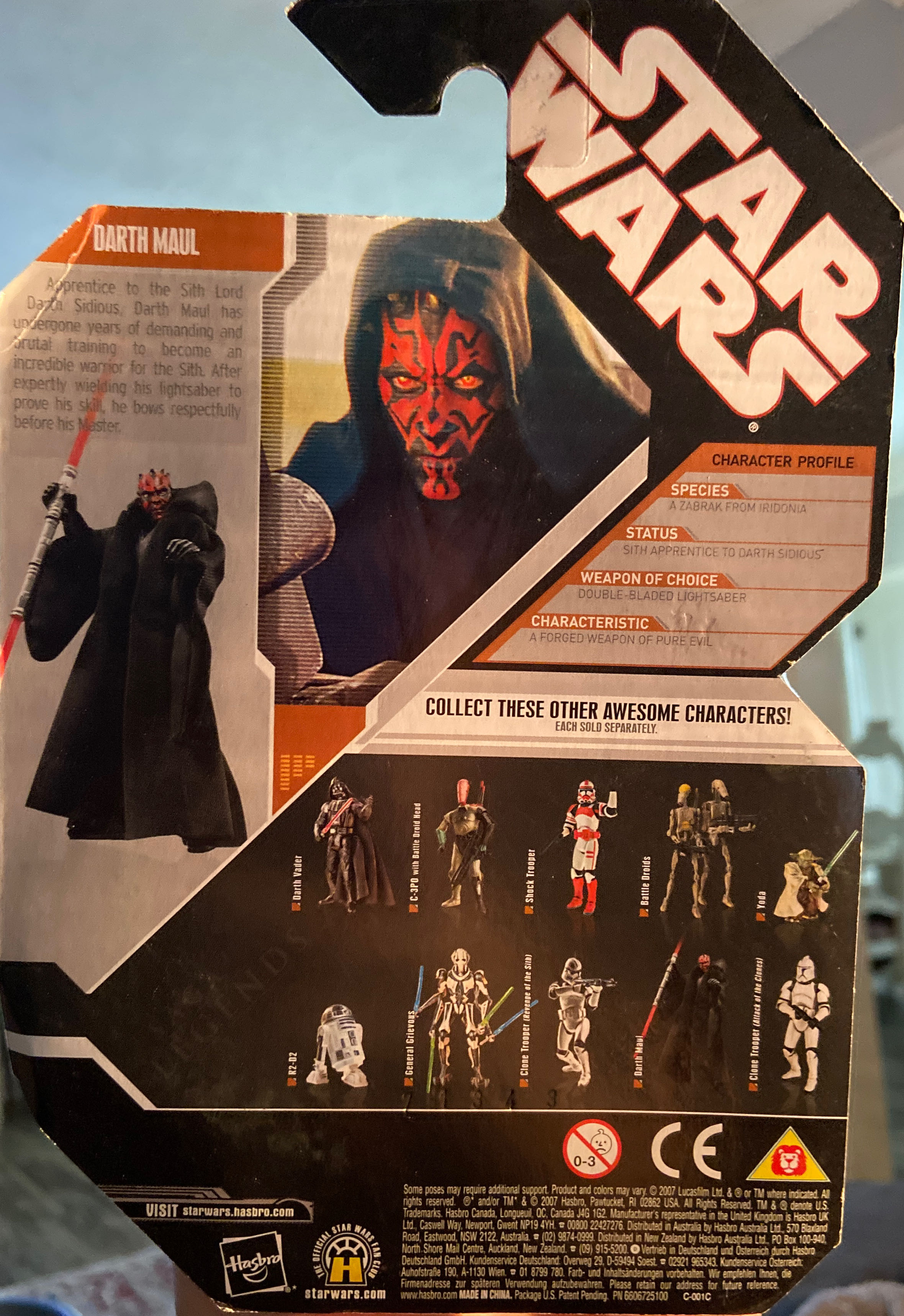 Darth Maul With Coin Star Wars 30Th Anniversary Legends - Hasbro (The 30th Anniversary Collection) action figure collectible - Main Image 2