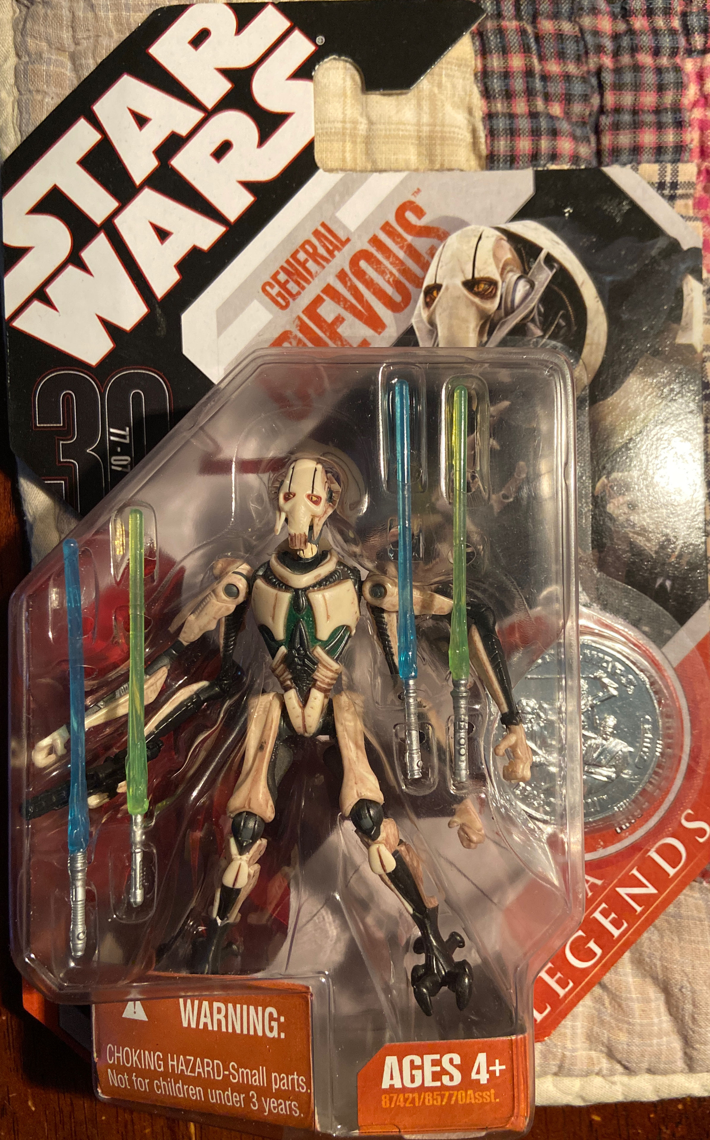 General Grievous - Hasbro (Saga Legends) action figure collectible [Barcode 653569248477] - Main Image 2