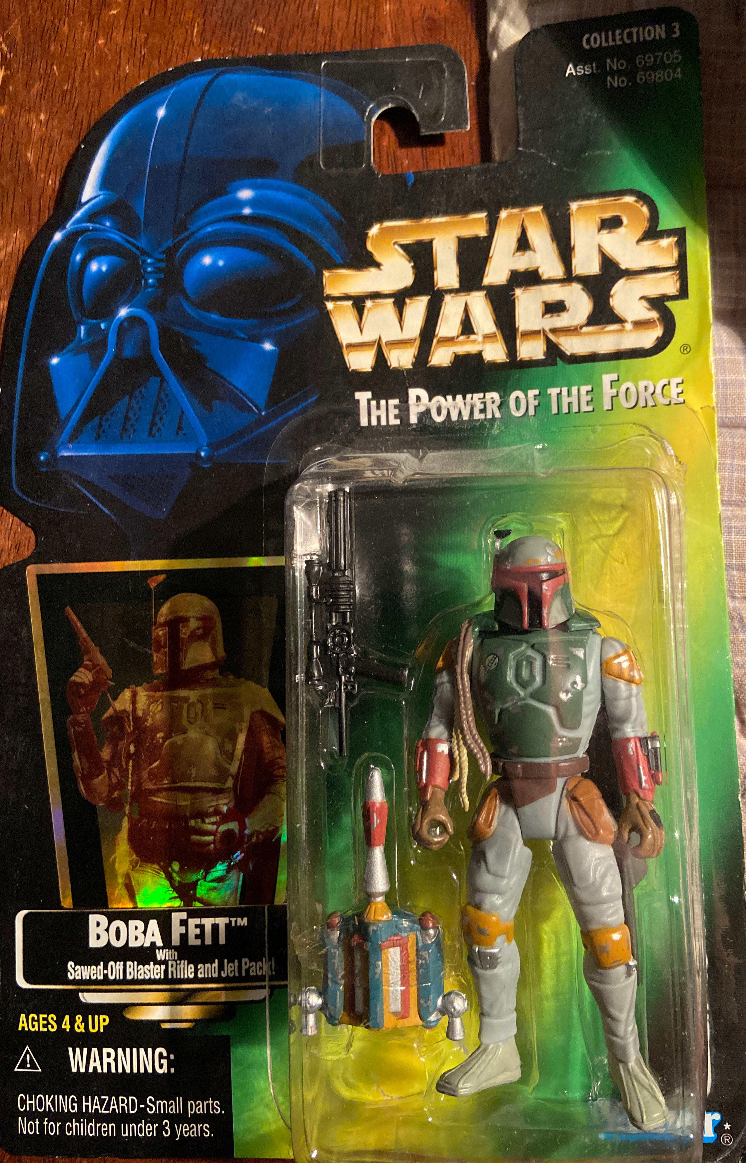 Boba Fett (Freeze Frame) - Hasbro / Kenner (Freeze Frame Action Slide) action figure collectible [Barcode 076281698045] - Main Image 1