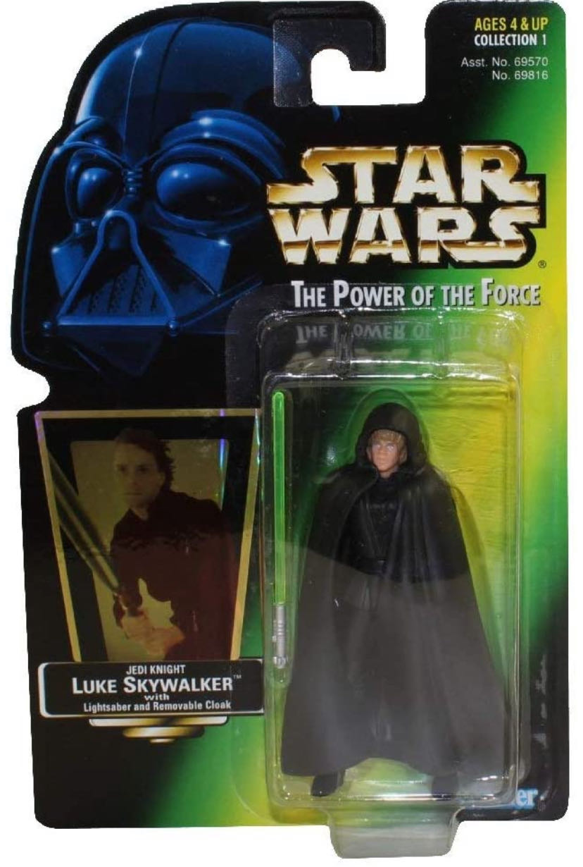 Luke Skywalker - Hasbro / Kenner (The Power of the Force (Green)) action figure collectible [Barcode 076281698168] - Main Image 2