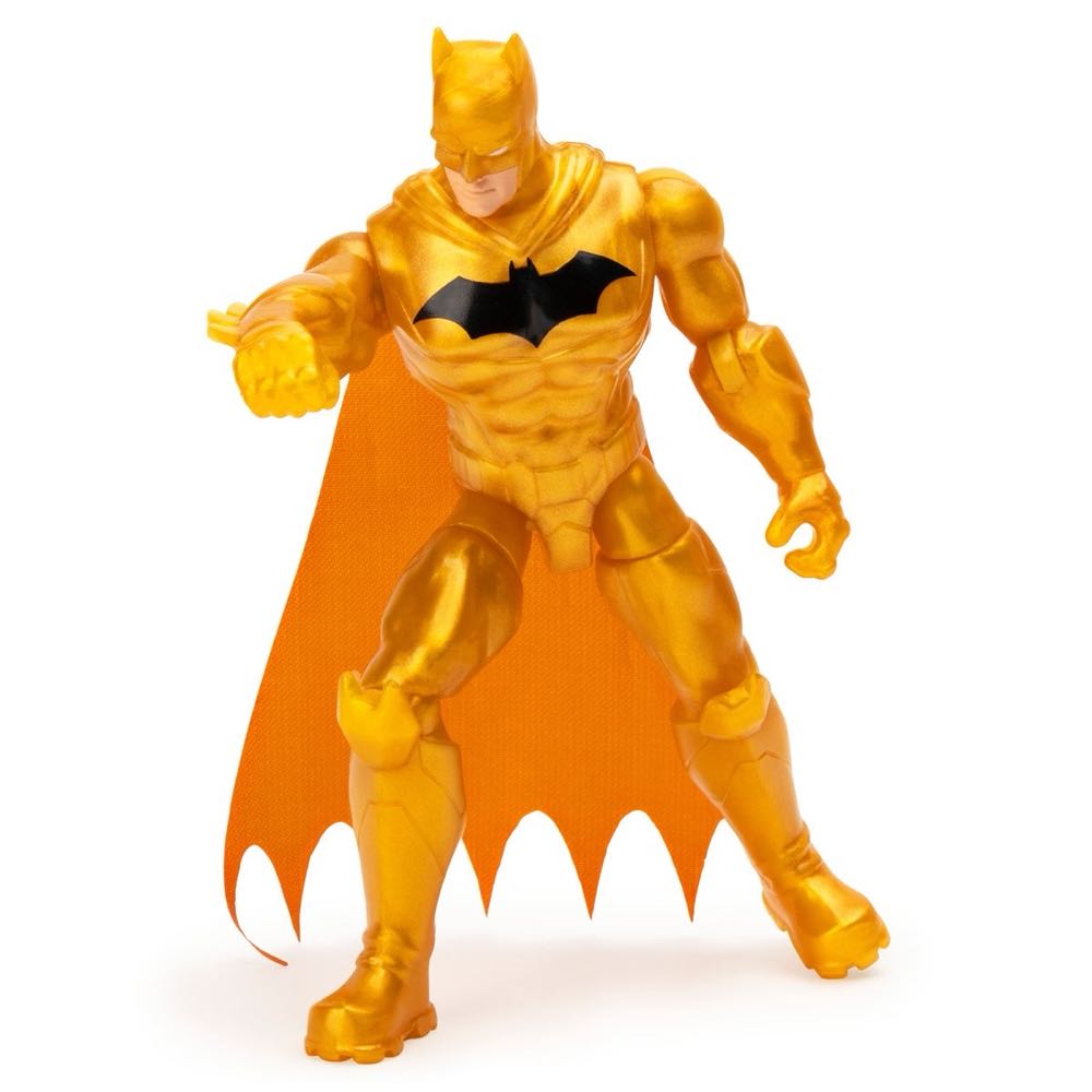 Batman (Gold Variant) - Spinmaster (The Caped Crusader) action figure collectible [Barcode 778988008591] - Main Image 4