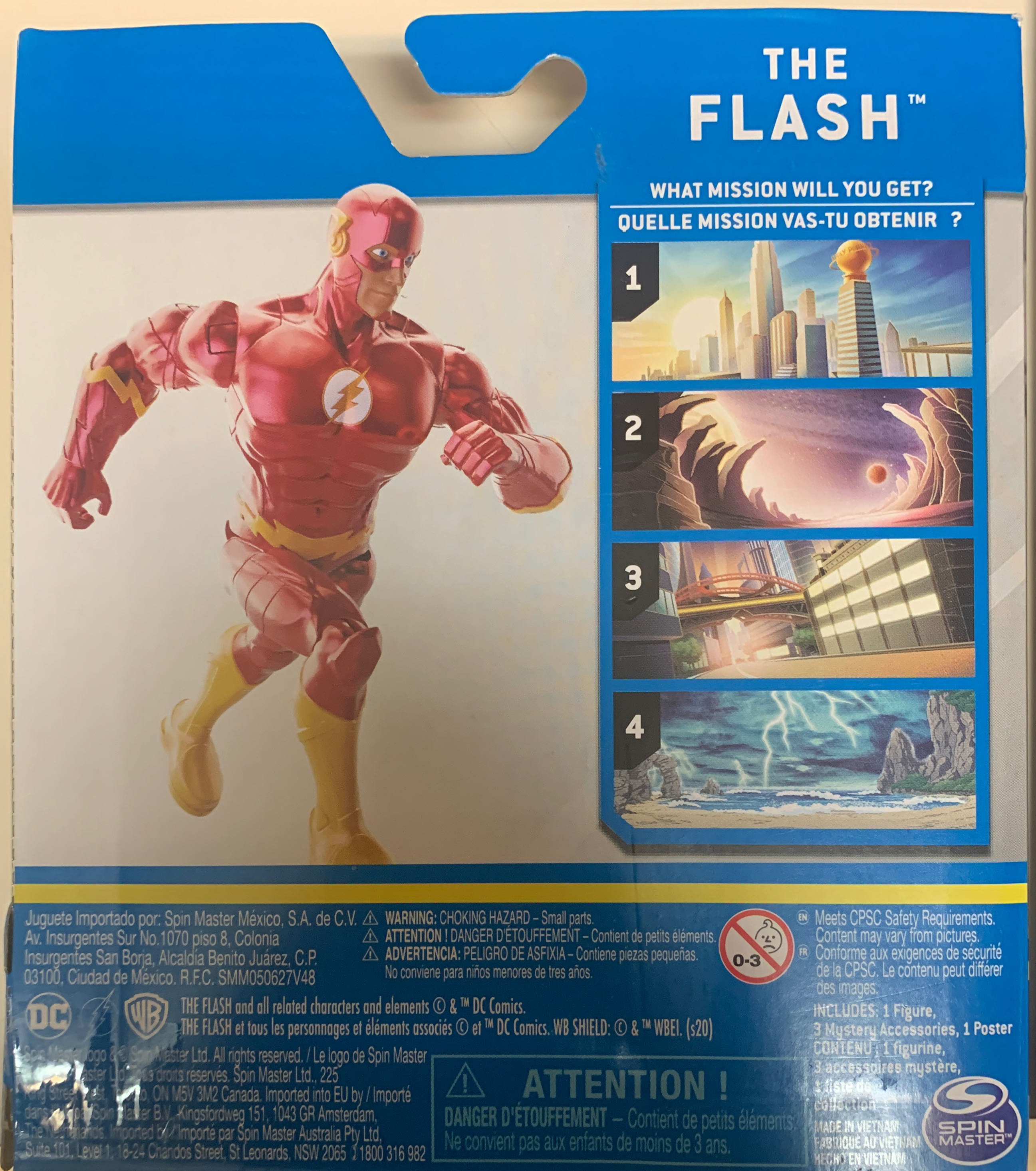 The Flash (Gold Symbol Variant) - Spinmaster (Heroes Unite) action figure collectible [Barcode 778988305300] - Main Image 2