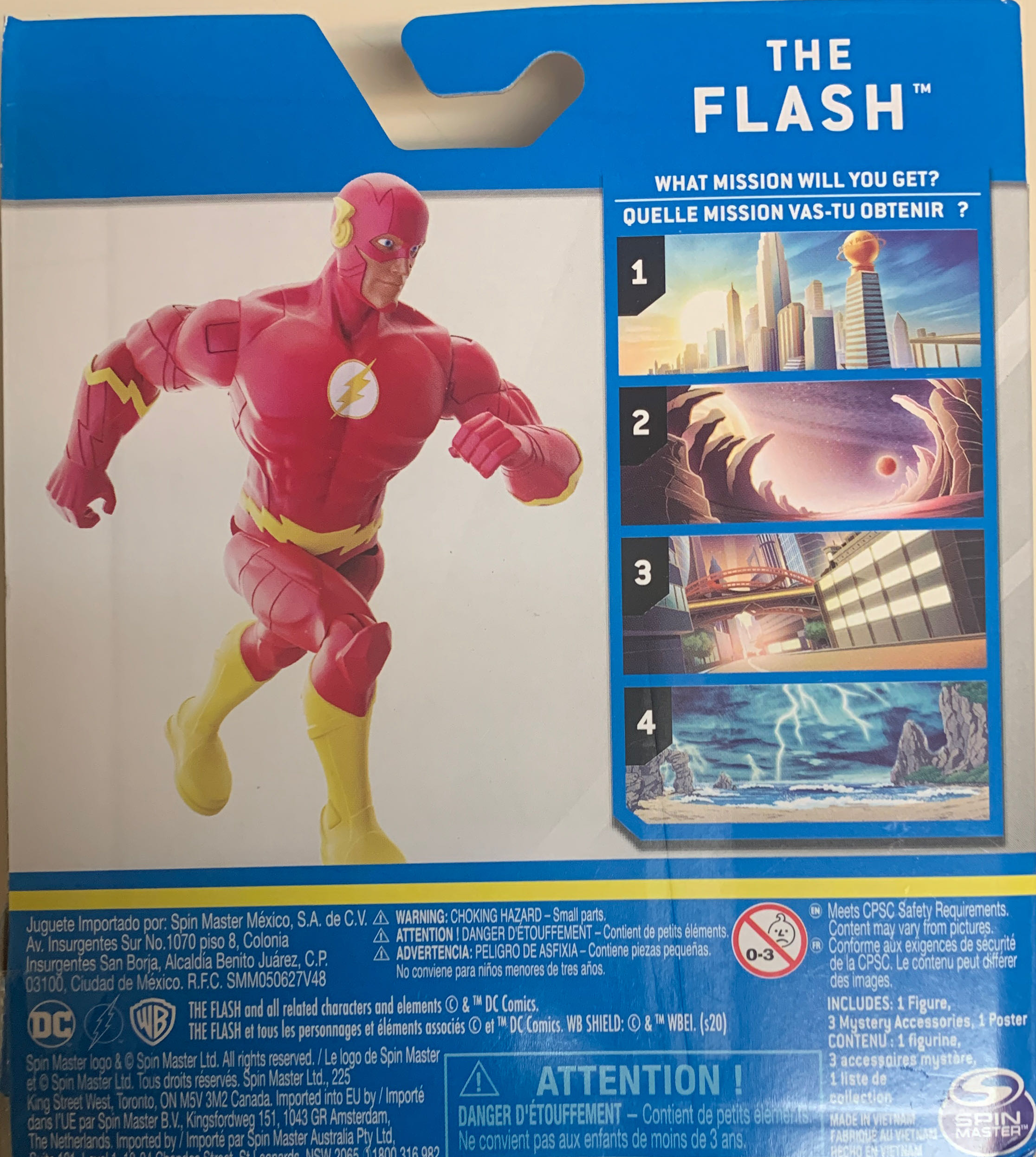The Flash (Gold Symbol Variant) - Spinmaster (Heroes Unite) action figure collectible [Barcode 778988305300] - Main Image 4