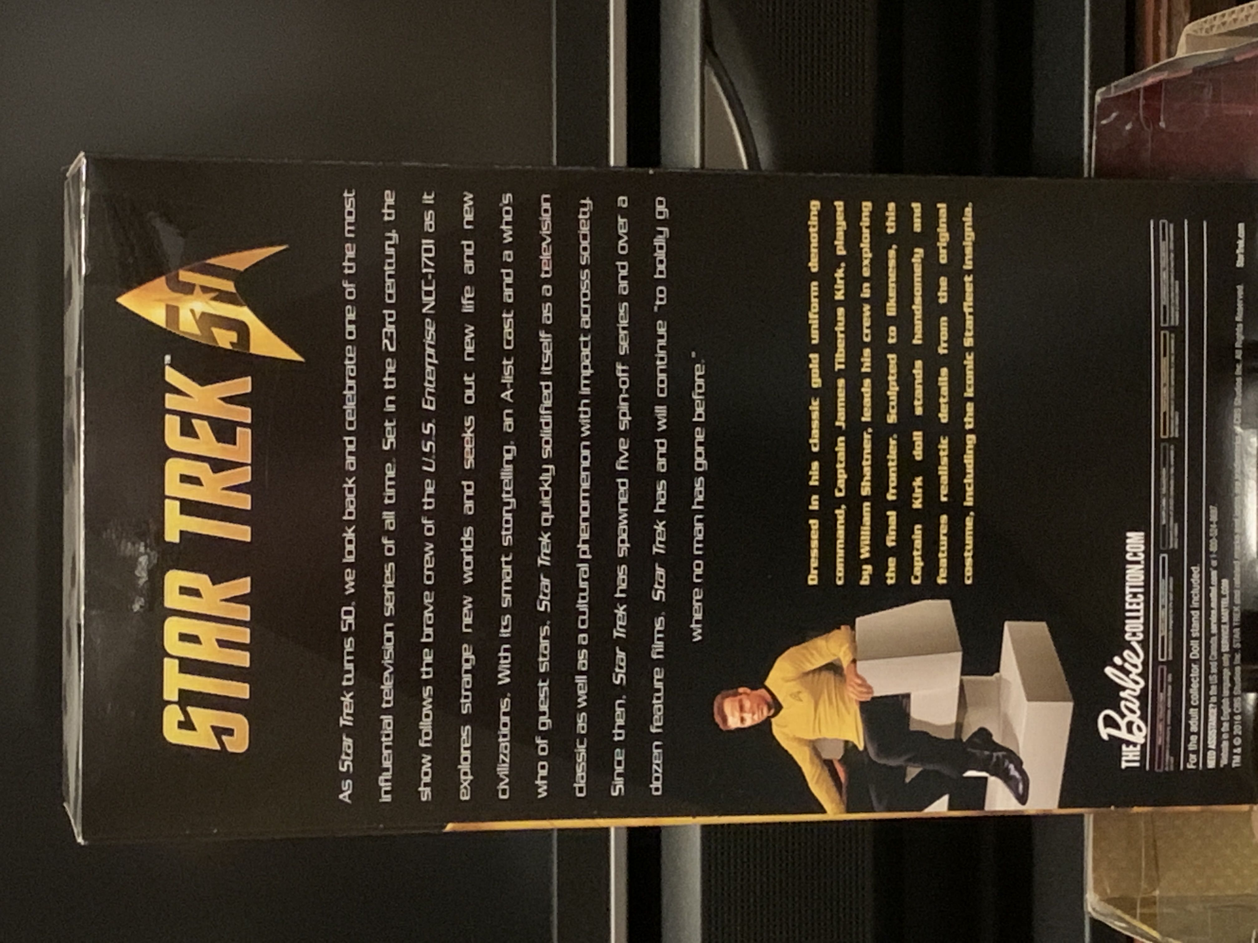 Star Trek KIRK - Mattel (Star Trek - The Original Series) action figure collectible [Barcode 887961203653] - Main Image 2