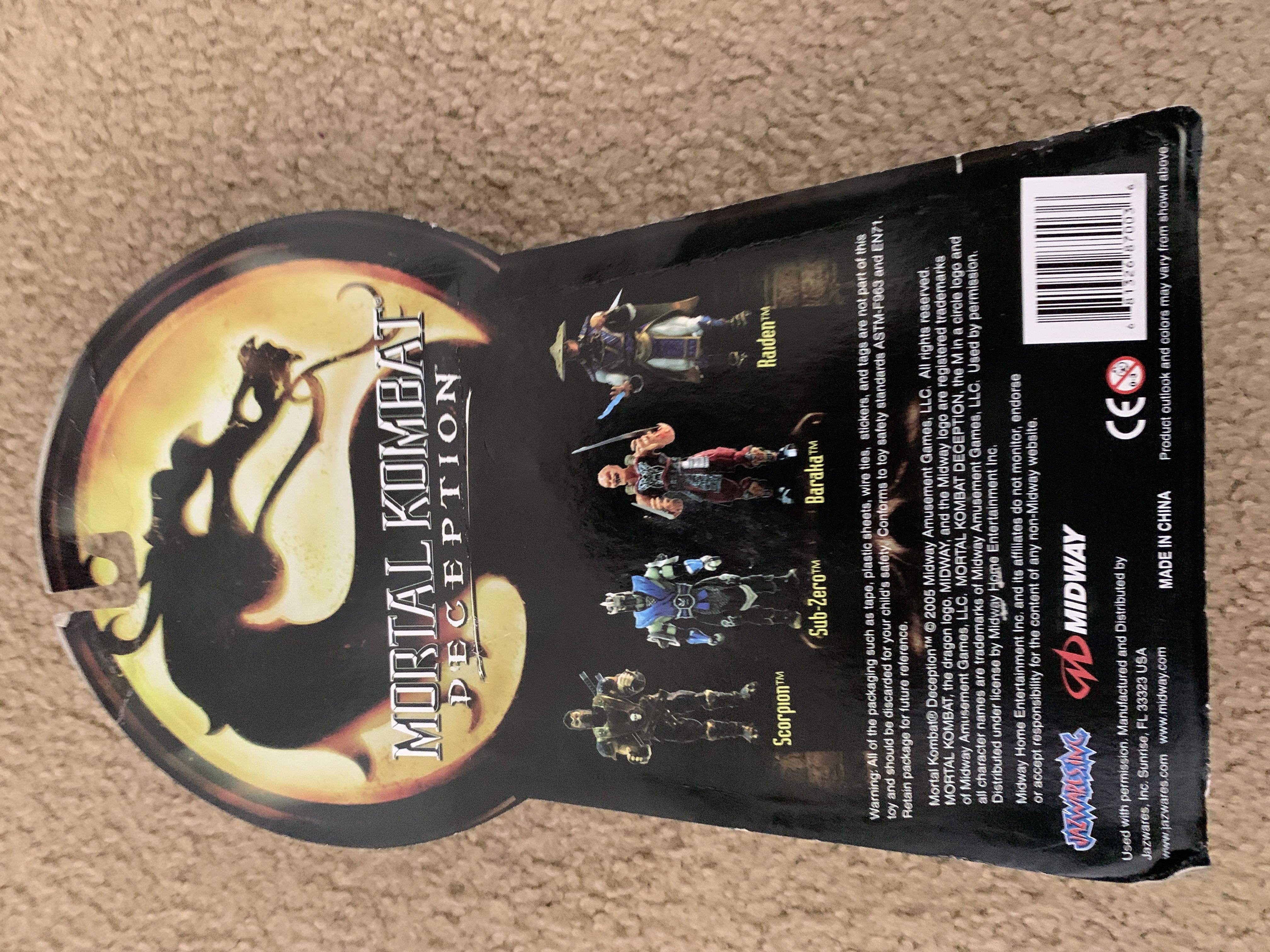 Mortal Kombat Deception Raiden - Jazwares Inc. (Mortal Kombat Deception) action figure collectible [Barcode 681326870036] - Main Image 2