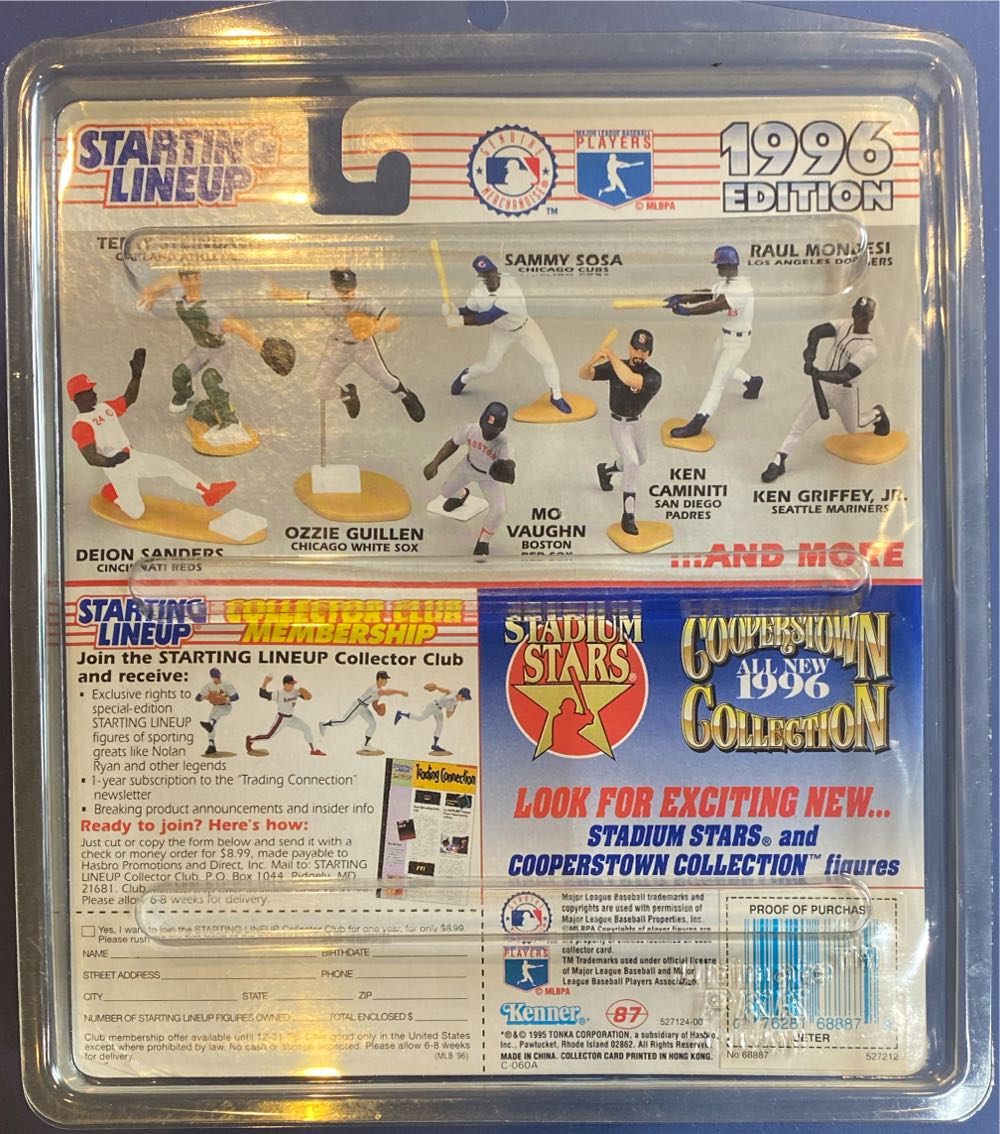 96 Derek Jeter - Kenner (Baseball) action figure collectible [Barcode 076281688879] - Main Image 2