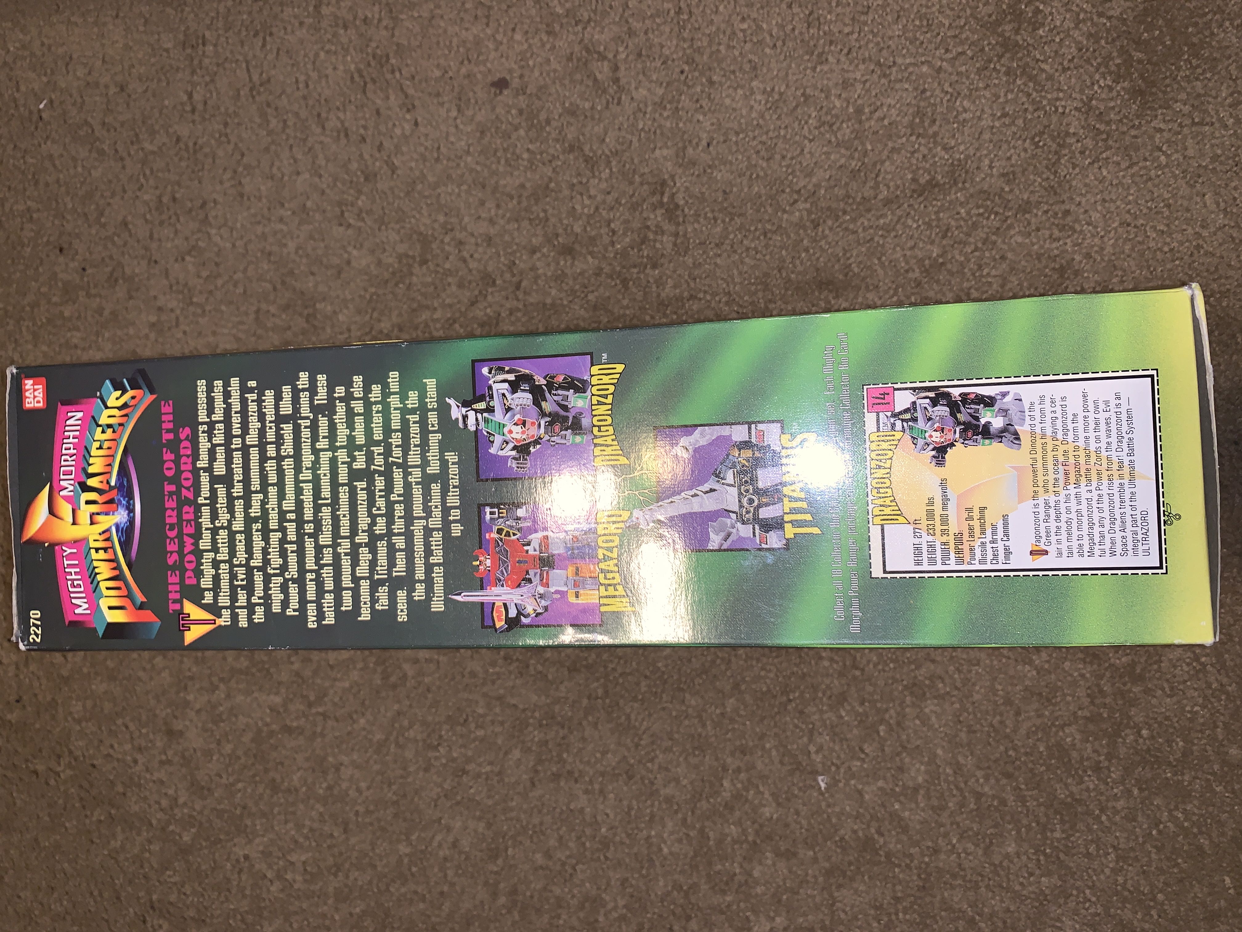 Dragonzord - Bandai (Mighty Morphin Power Rangers) action figure collectible [Barcode 045557022709] - Main Image 4