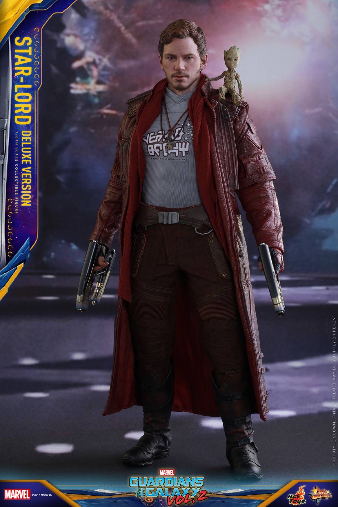 Star-Lord - GOTG Vol. 2 - Deluxe Version - Hot Toys / Side Show (GOTG Vol. 2) action figure collectible - Main Image 1