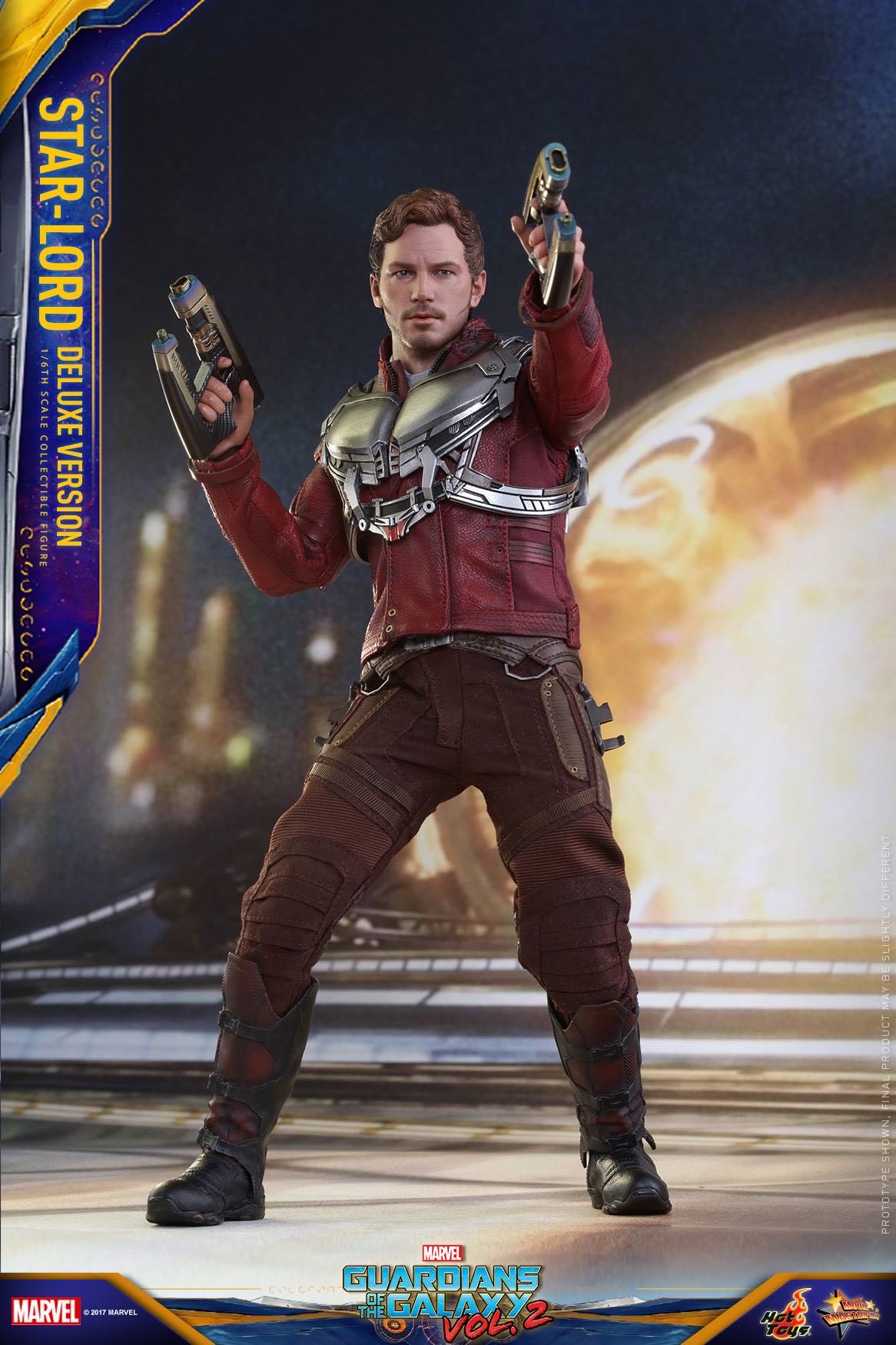 Star-Lord - GOTG Vol. 2 - Deluxe Version - Hot Toys / Side Show (GOTG Vol. 2) action figure collectible - Main Image 2