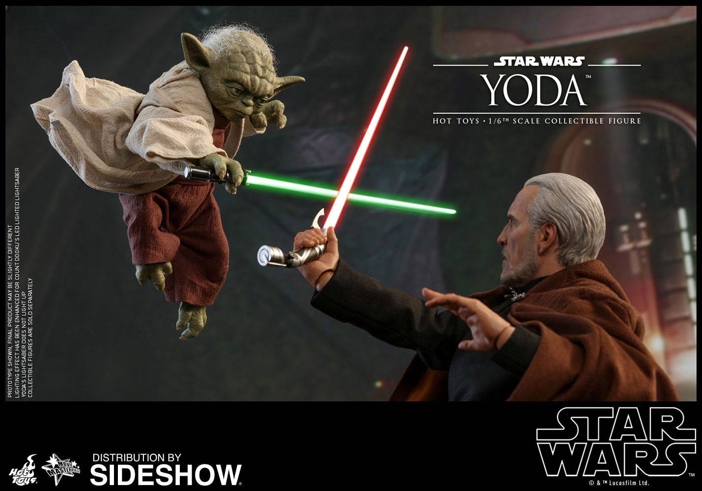 Yoda - Episode II - Hot Toys / Side Show (Star Wars - Eposide II) action figure collectible - Main Image 2